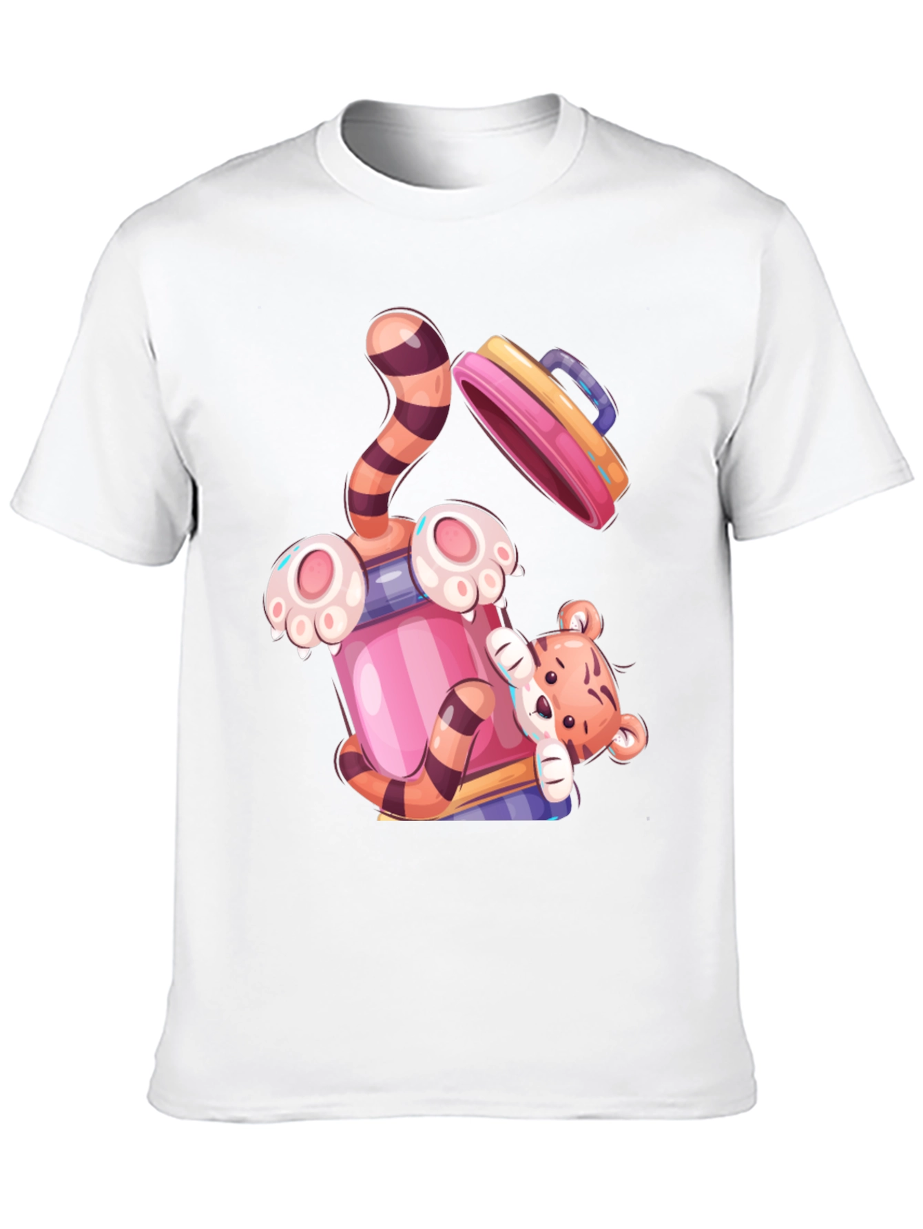 Cute Tiger in a Jar Graphic Tee