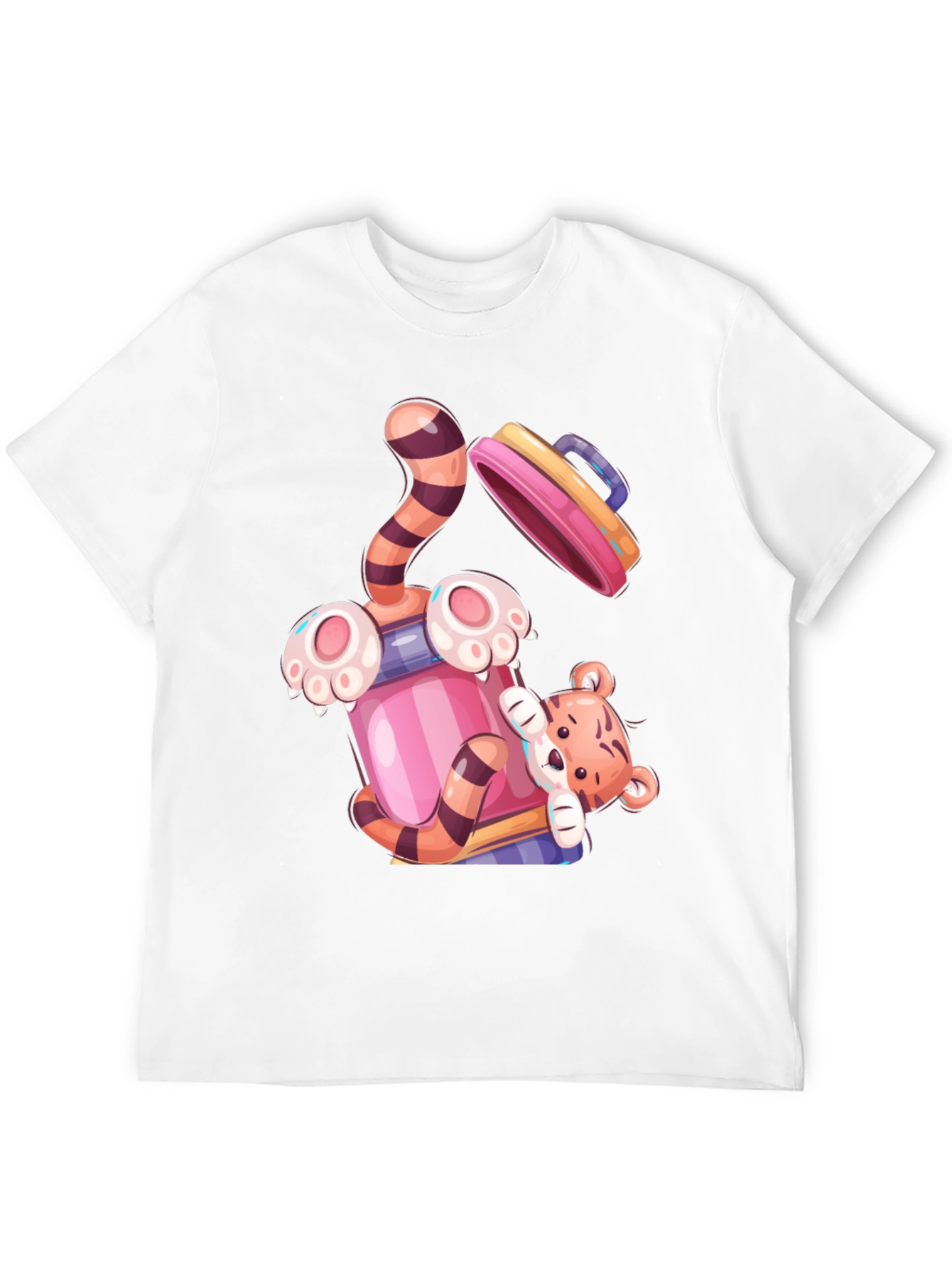 Cute Tiger in a Jar Graphic Tee