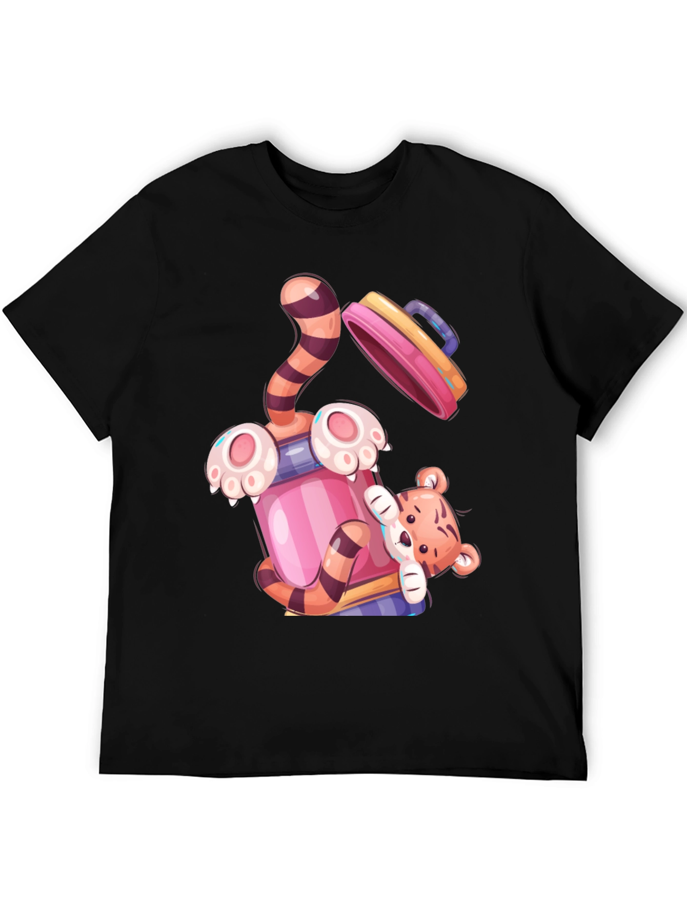Cute Tiger in a Jar Graphic Tee