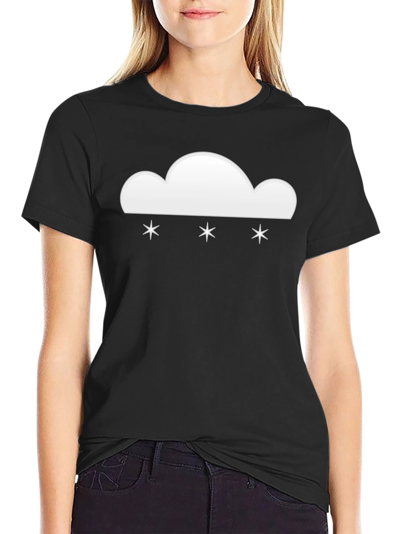 Snowy Cloud Graphic T-Shirt