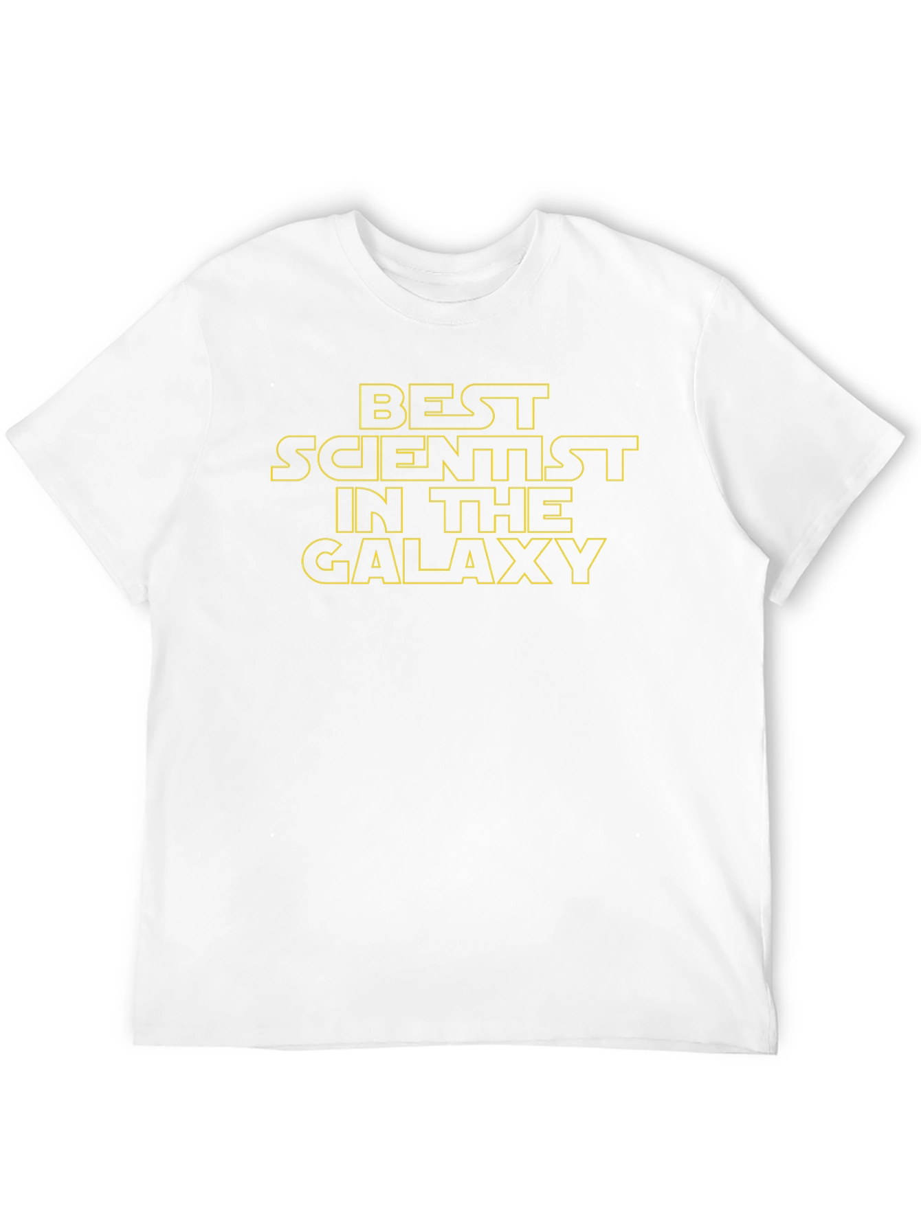 Best Scientist in the Galaxy Black Graphic T-Shirt