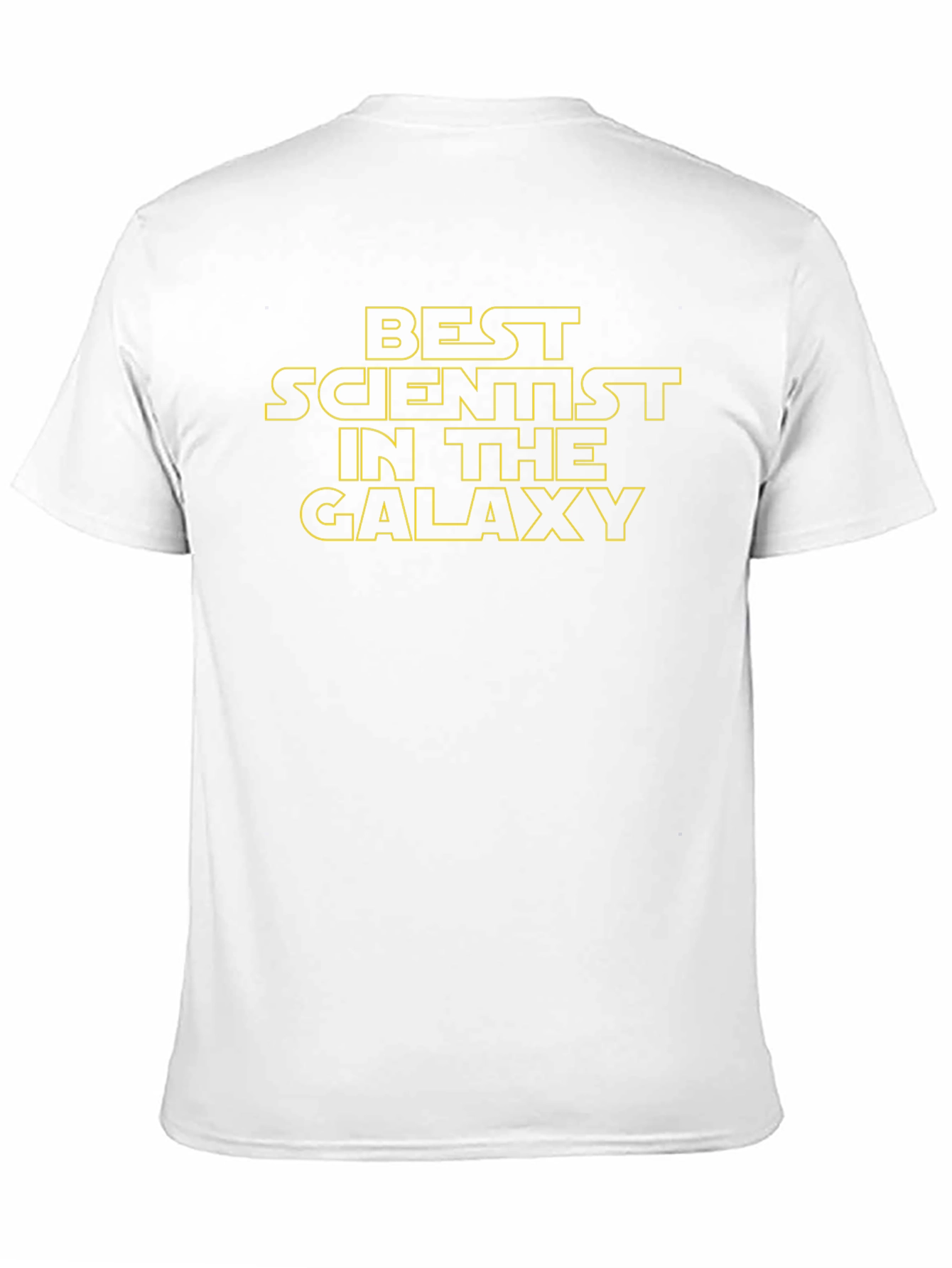Best Scientist in the Galaxy Black Graphic T-Shirt