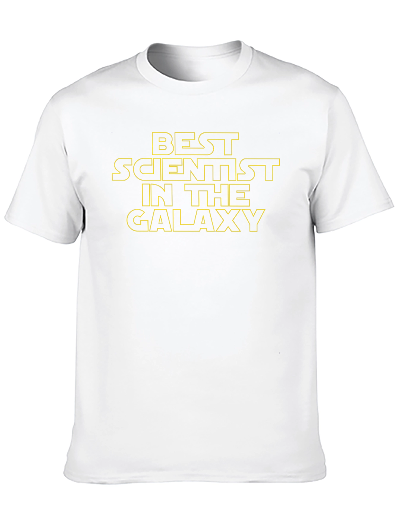 Best Scientist in the Galaxy Black Graphic T-Shirt