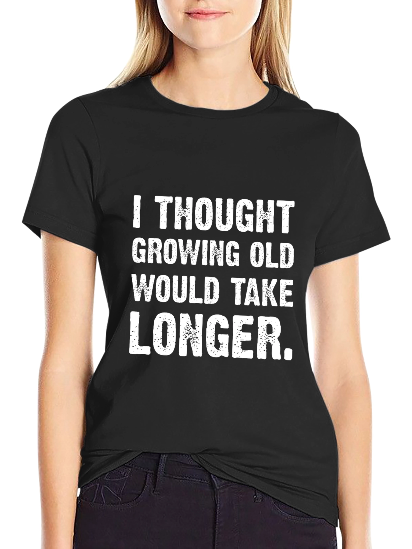 Funny Growing Old Graphic Tee