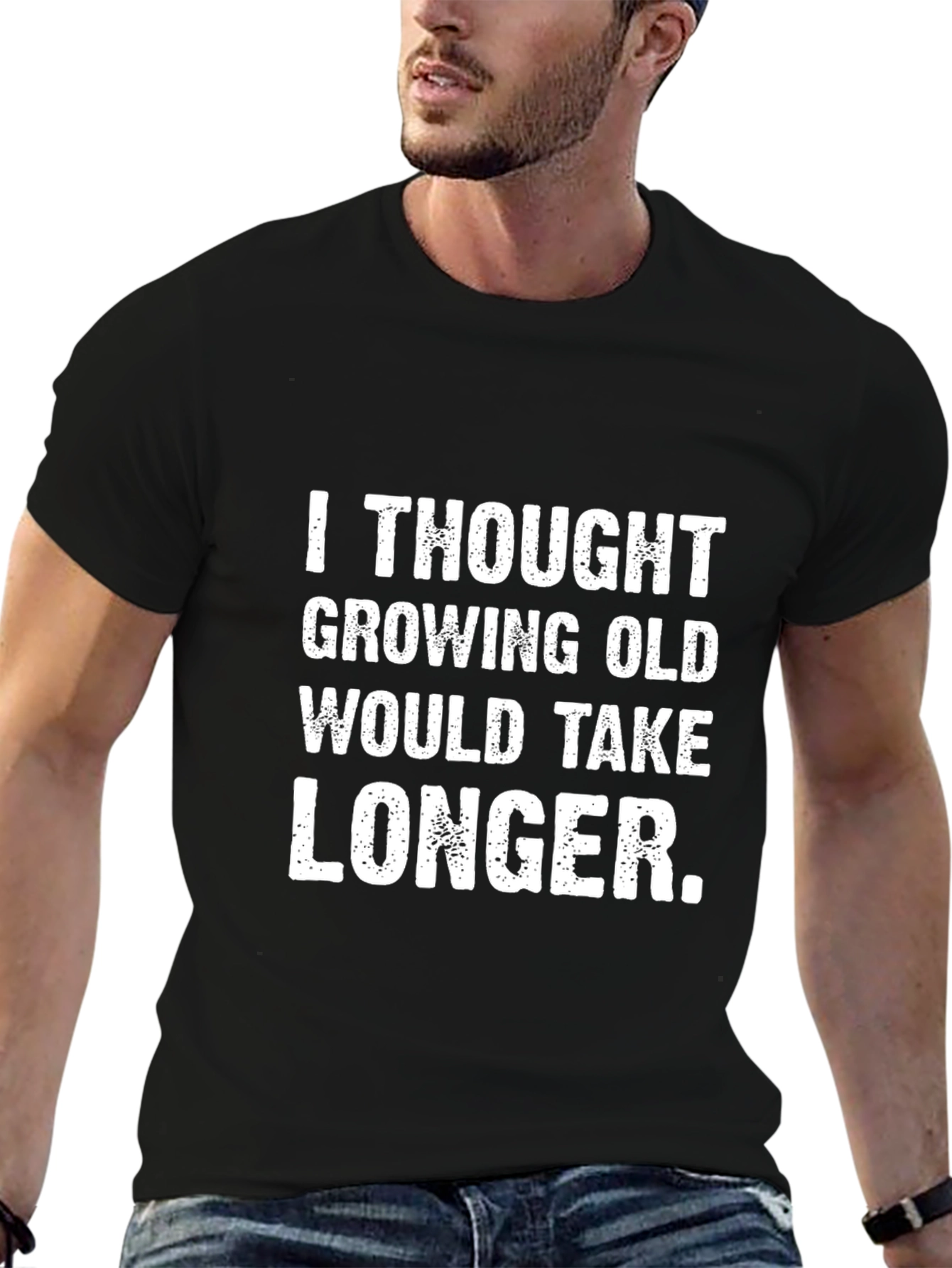 Funny Growing Old Graphic Tee
