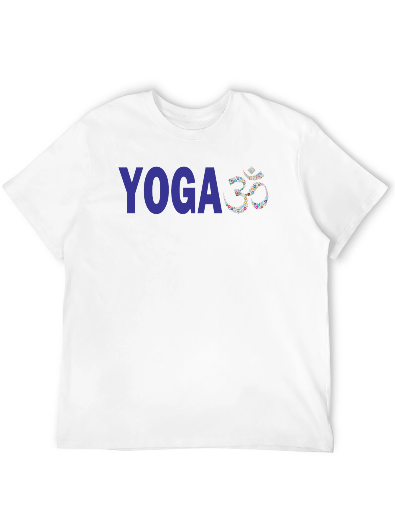 Yoga Om Symbol T-Shirt - Mens Black Tee