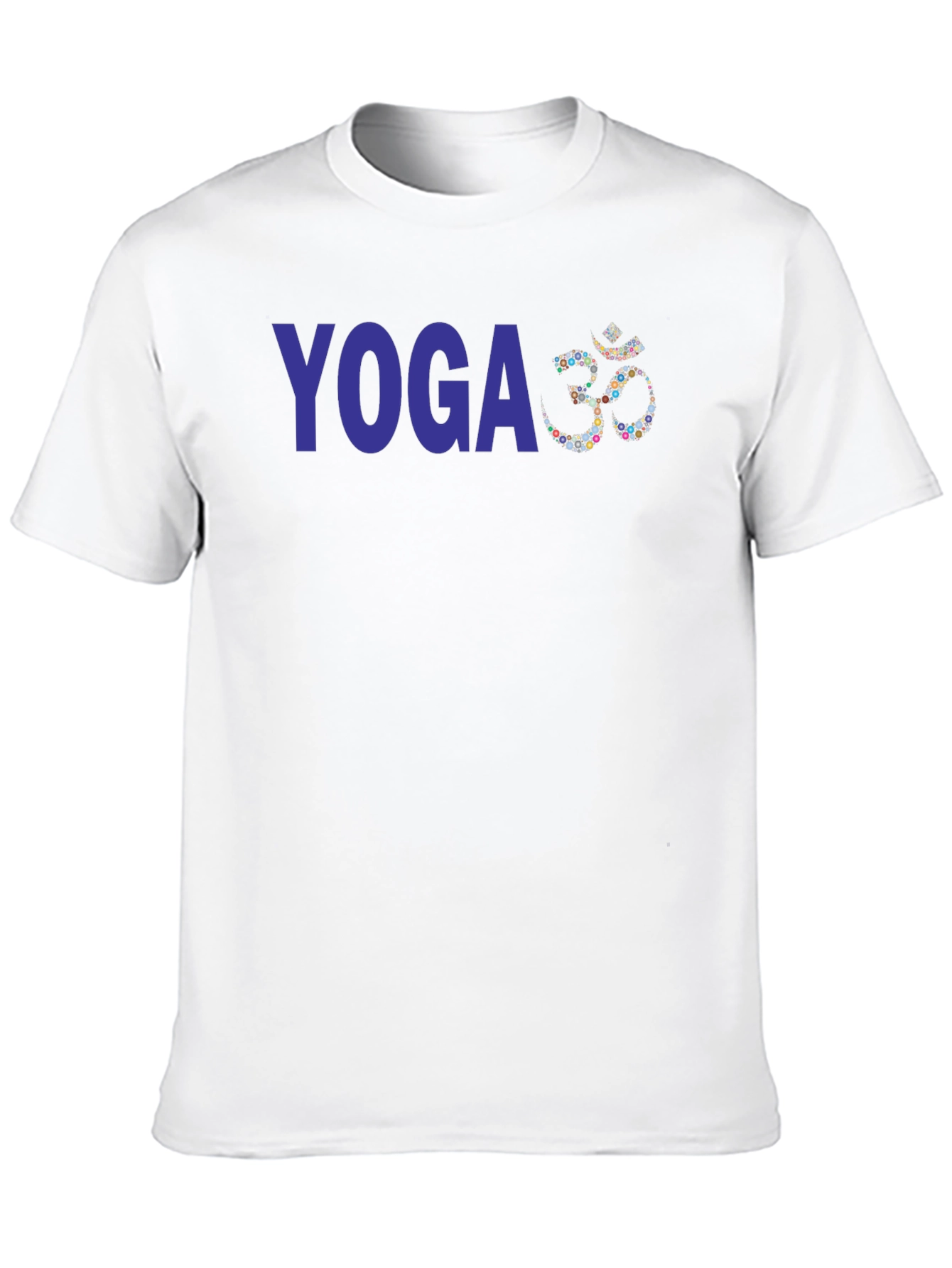 Yoga Om Symbol T-Shirt - Mens Black Tee