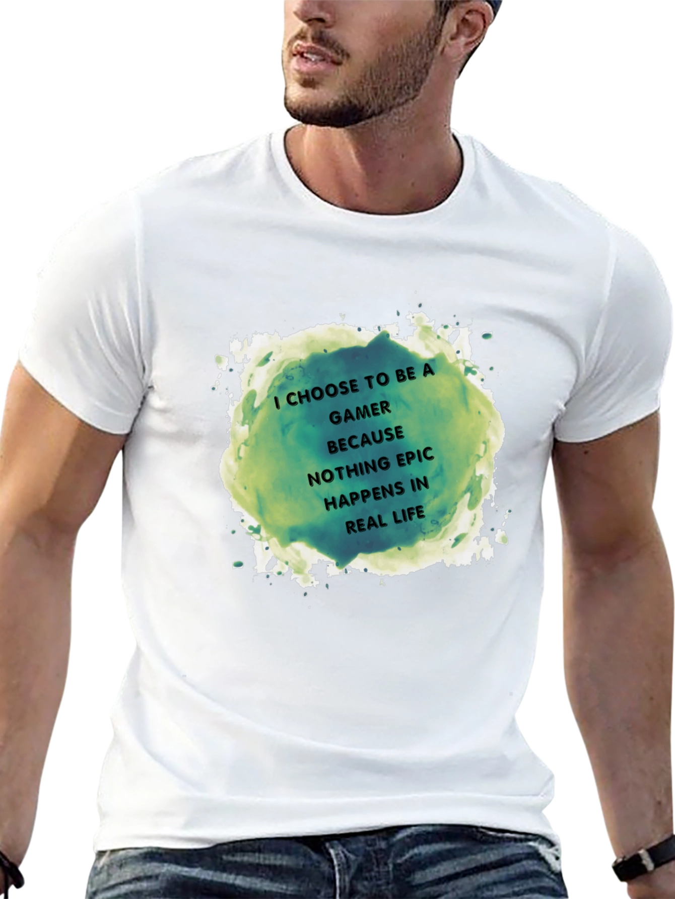 Gamer Quote Graphic T-Shirt