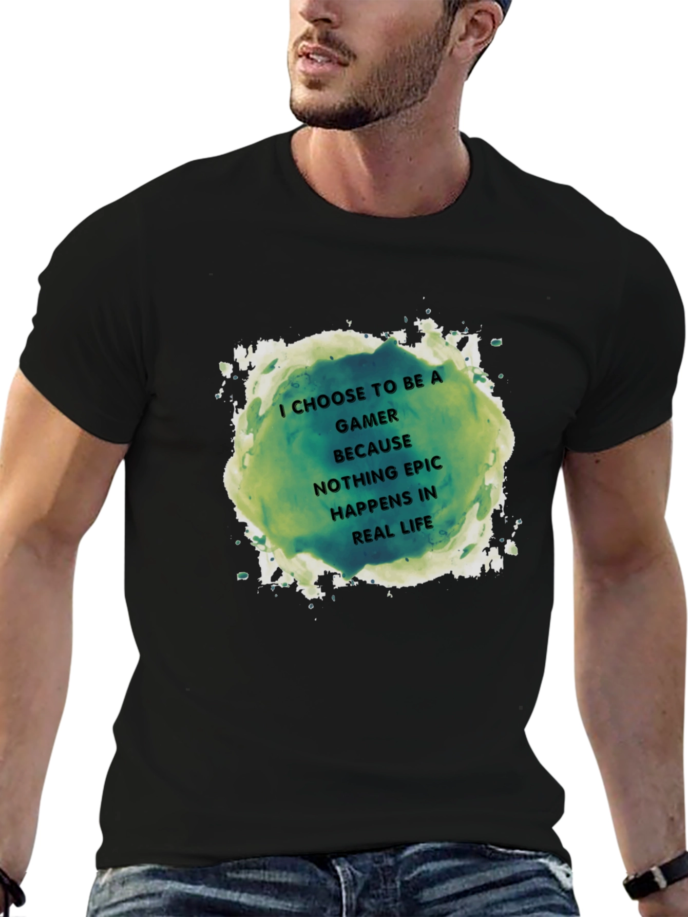 Gamer Quote Graphic T-Shirt