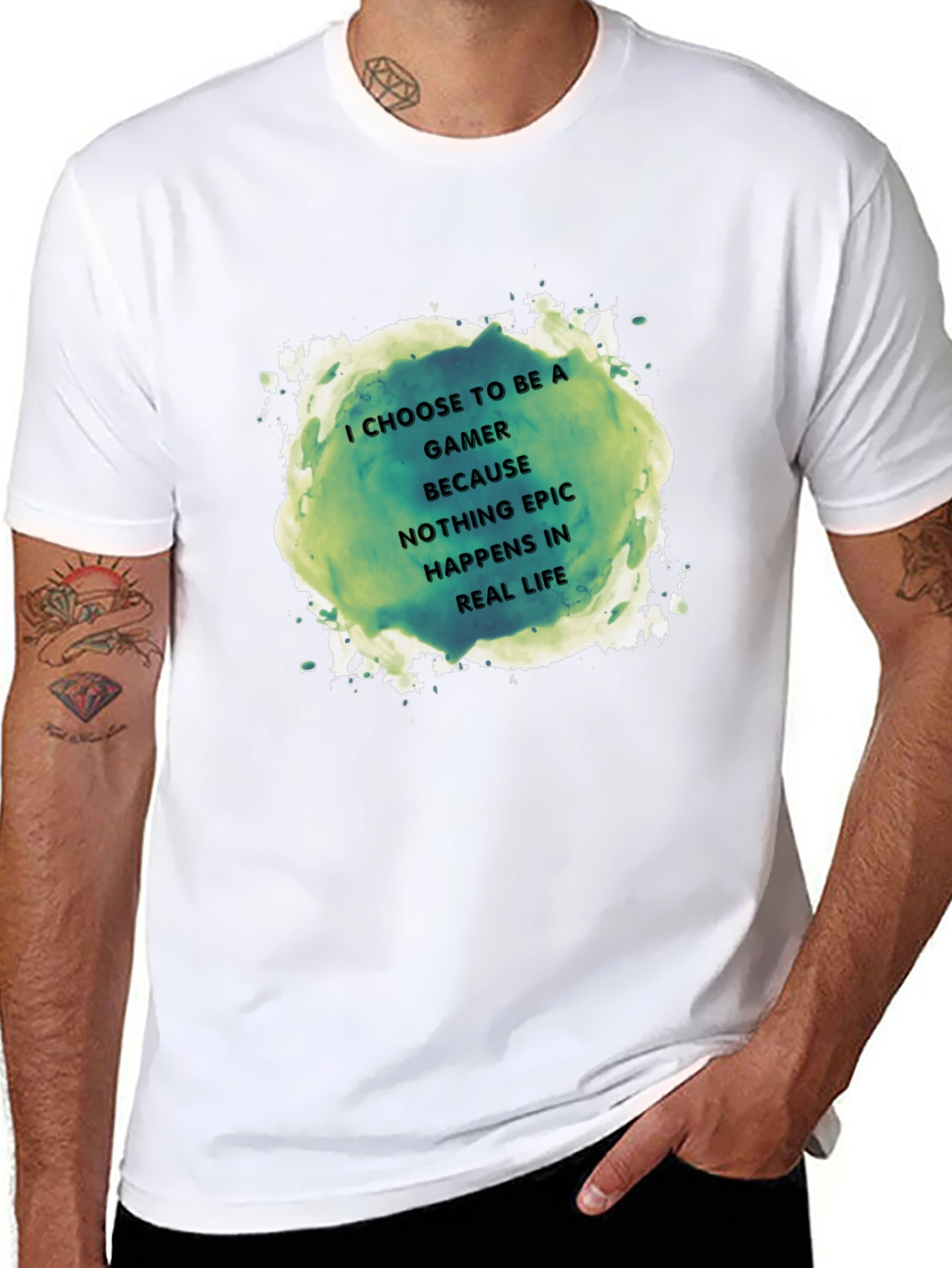 Gamer Quote Graphic T-Shirt