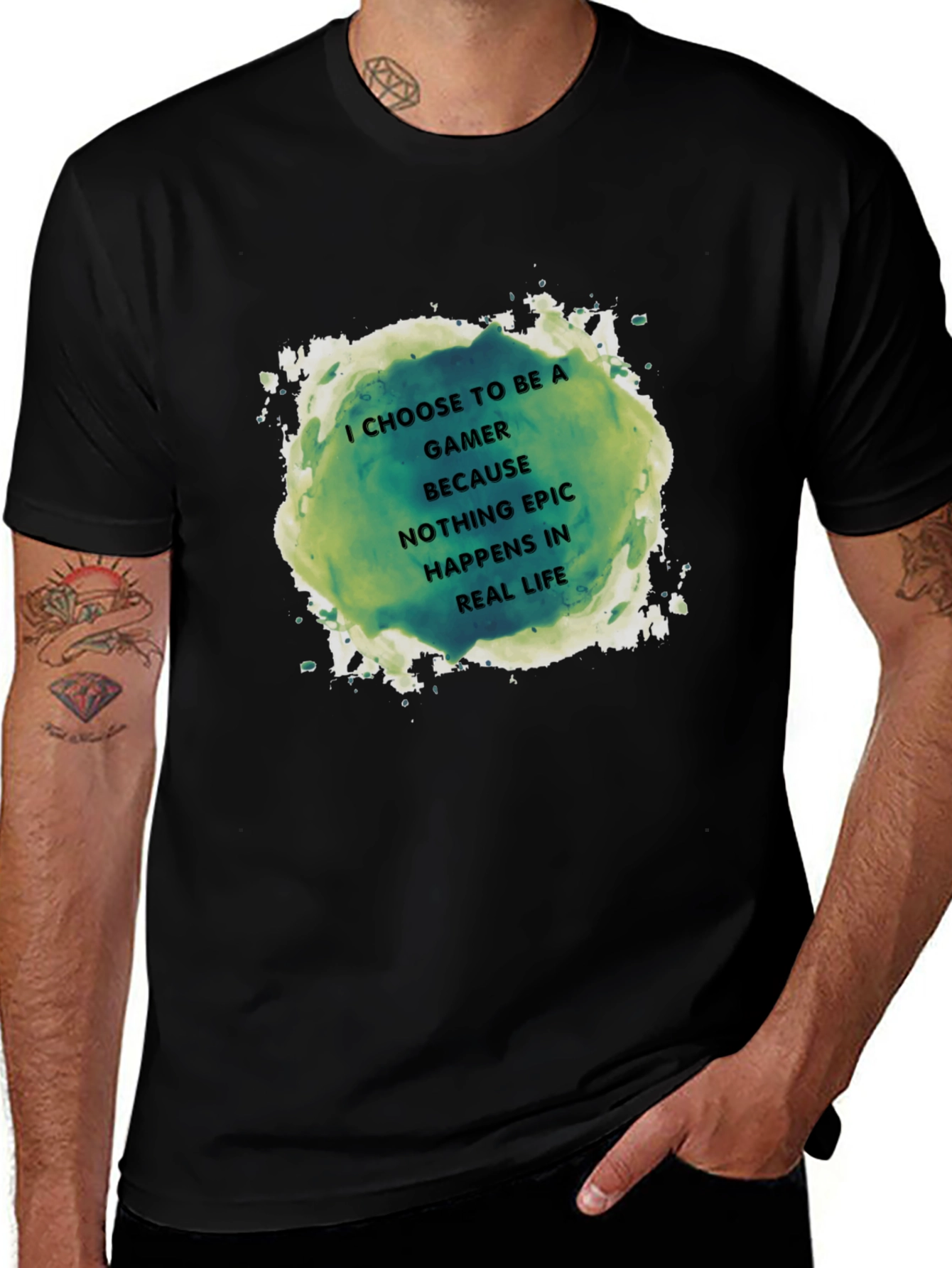 Gamer Quote Graphic T-Shirt