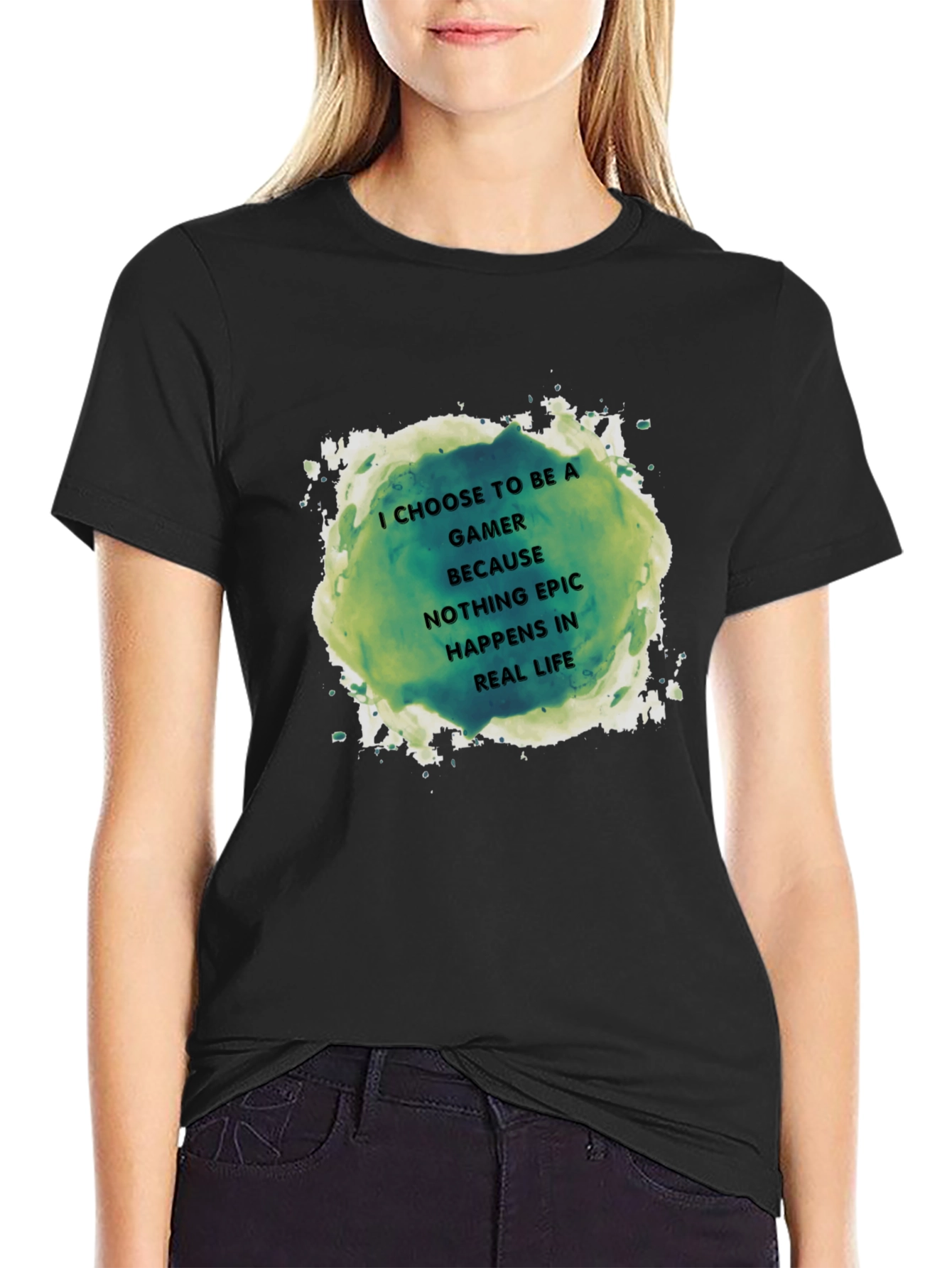 Gamer Quote Graphic T-Shirt