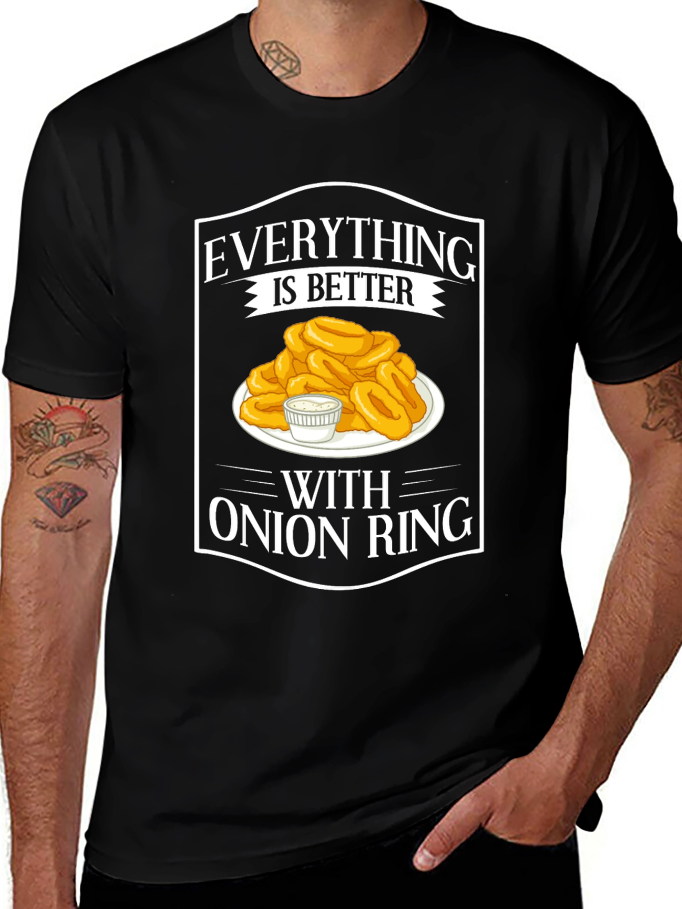 Onion Ring Lover T-Shirt - Funny Food Tee