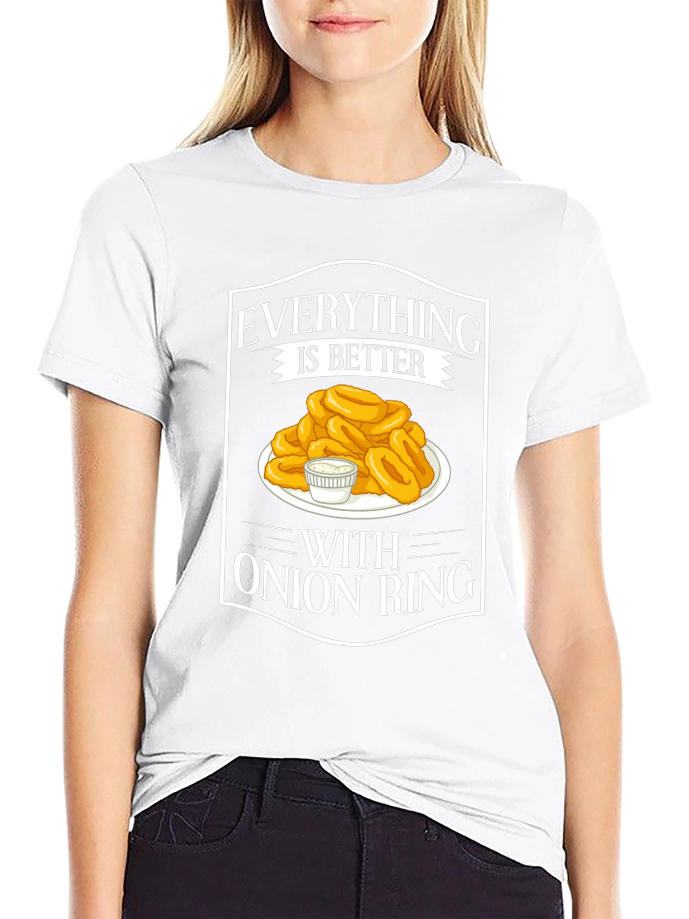 Onion Ring Lover T-Shirt - Funny Food Tee