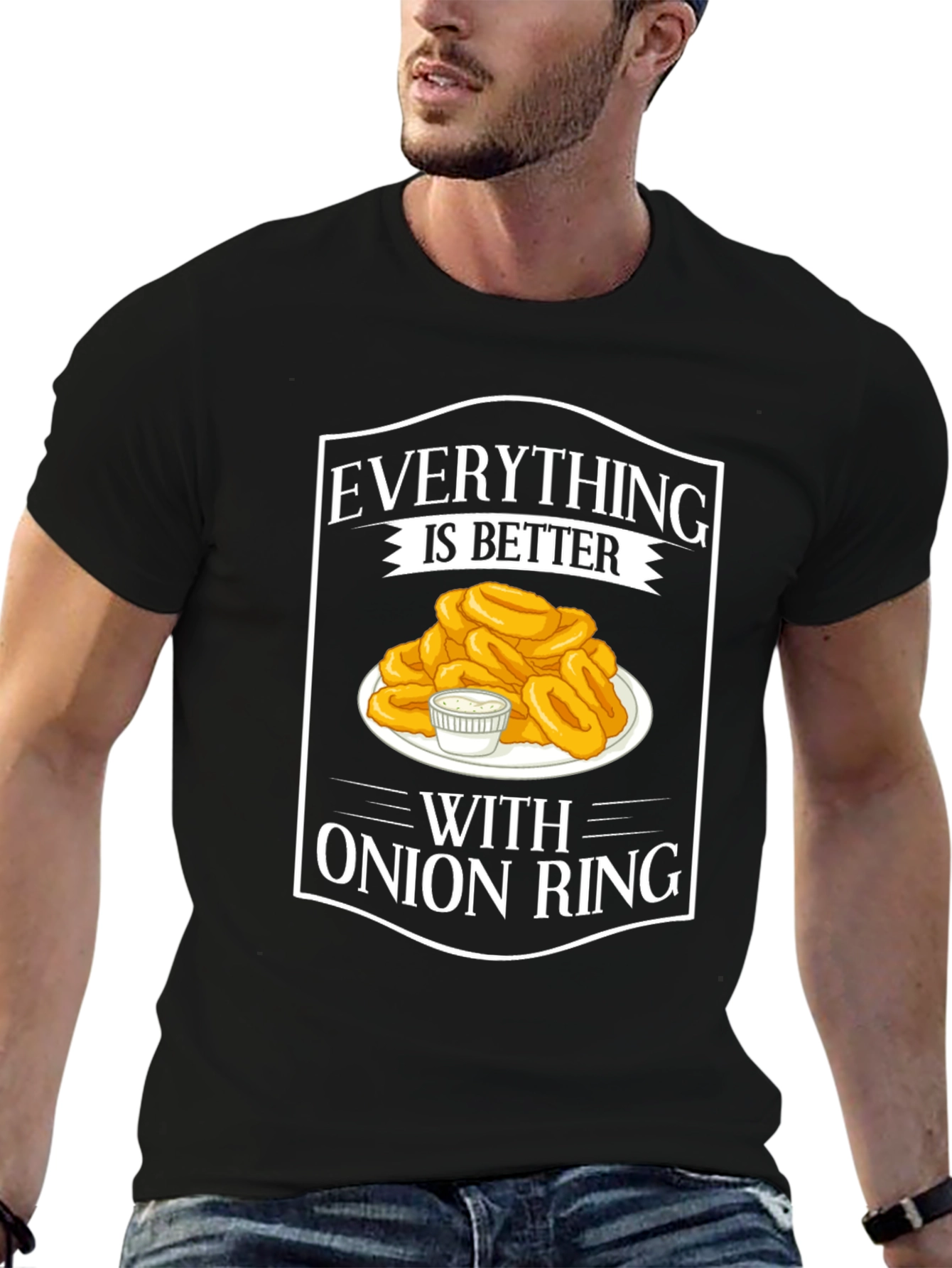 Onion Ring Lover T-Shirt - Funny Food Tee