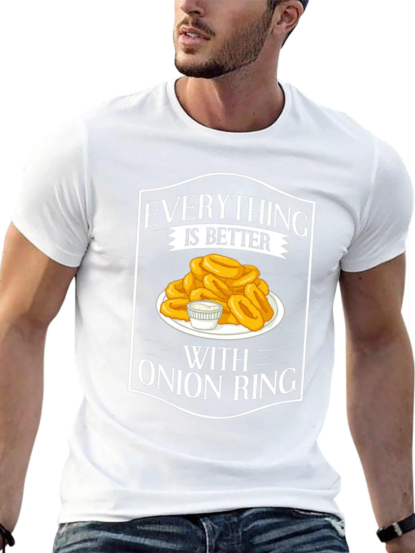 Onion Ring Lover T-Shirt - Funny Food Tee