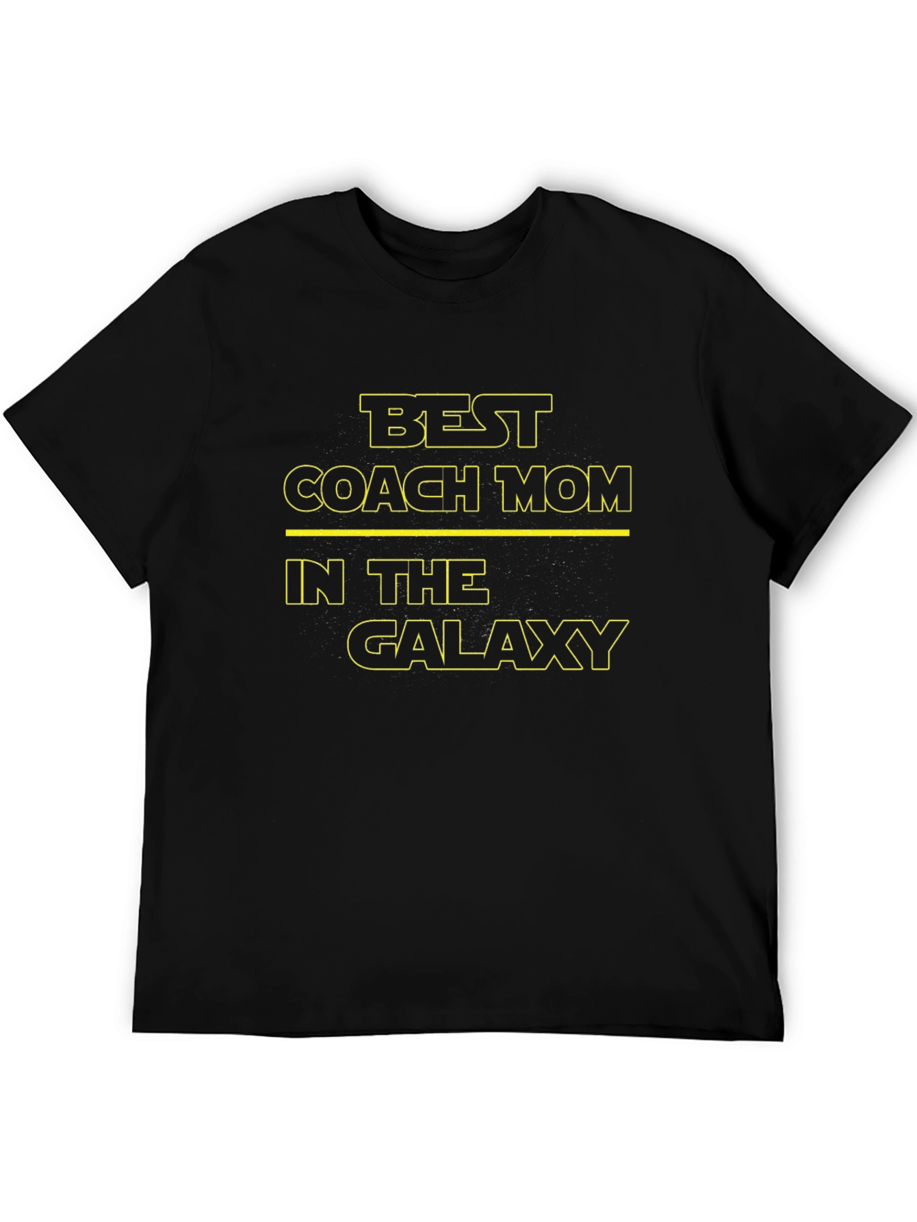 Best Coach Mom Galaxy Black T-Shirt