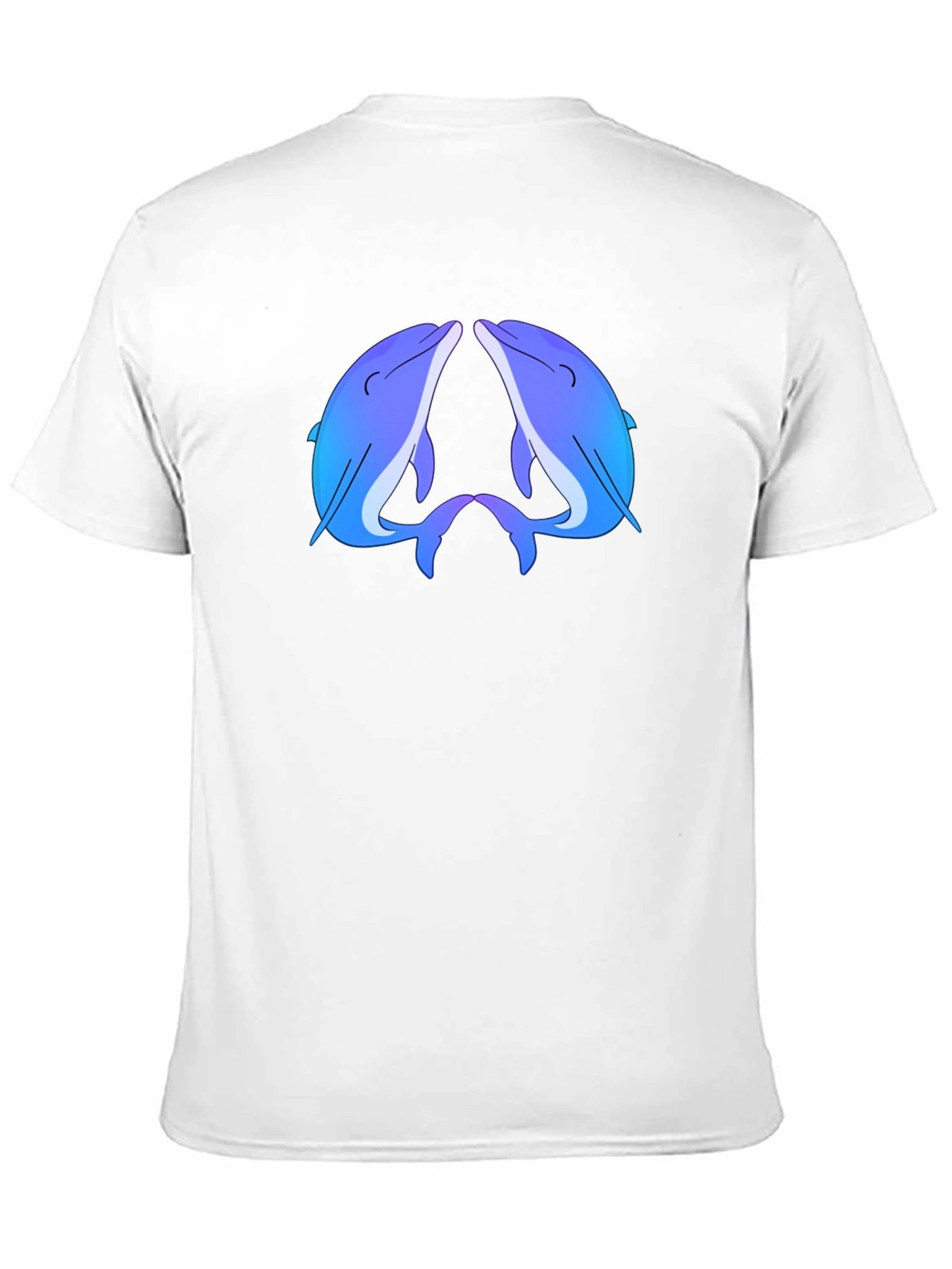 Blue Dolphin Black T-Shirt