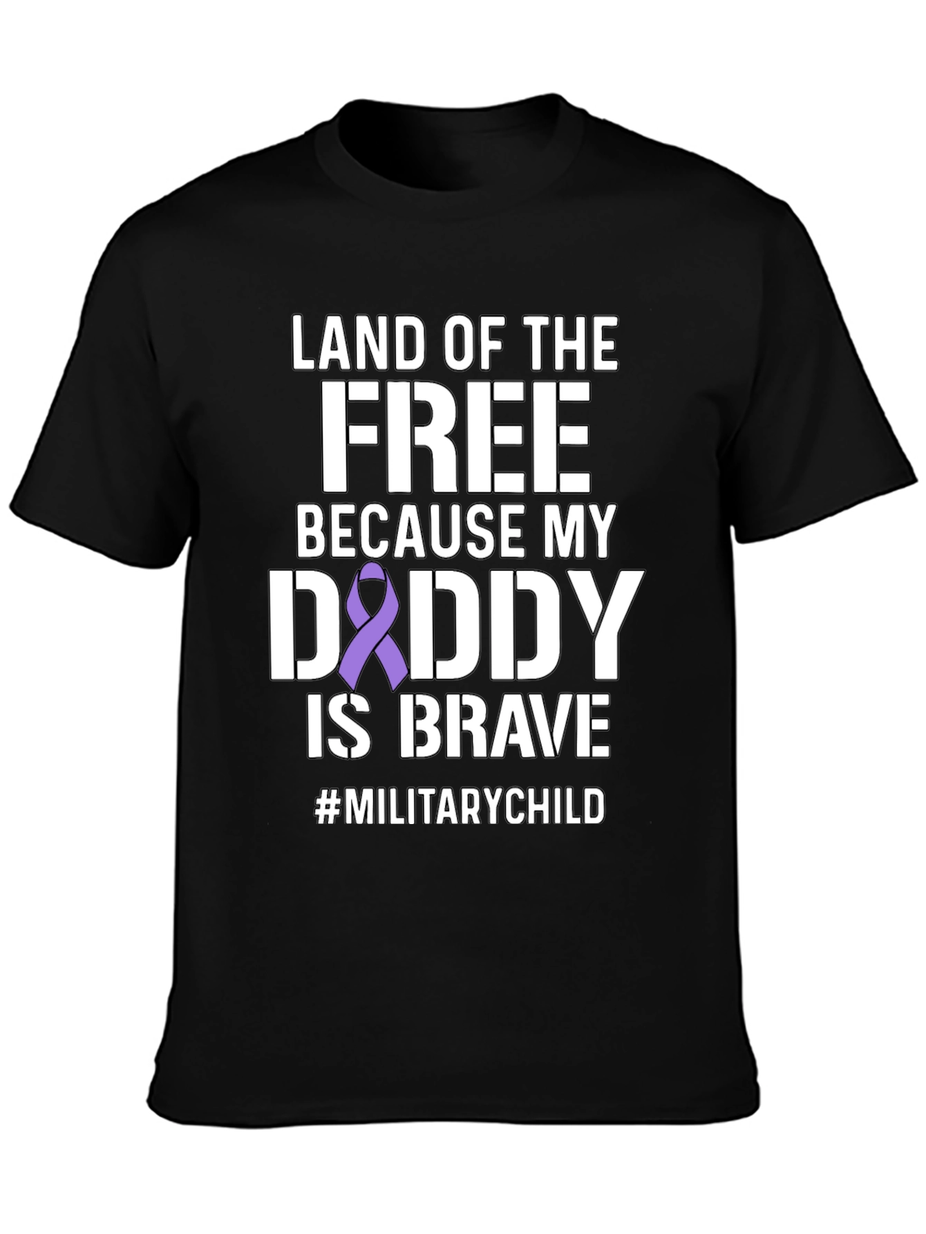 Land of the Free Military Child T-Shirt