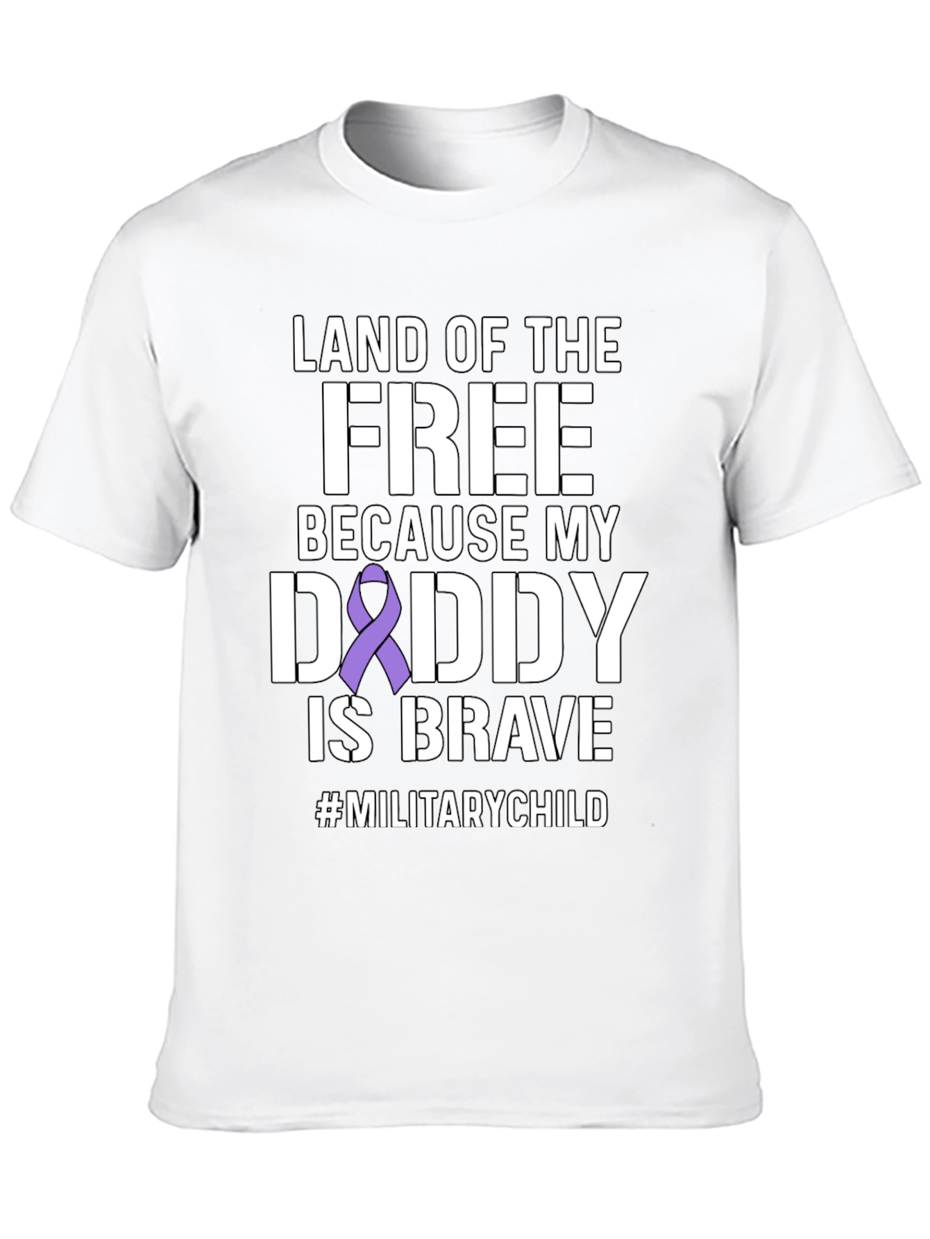 Land of the Free Military Child T-Shirt