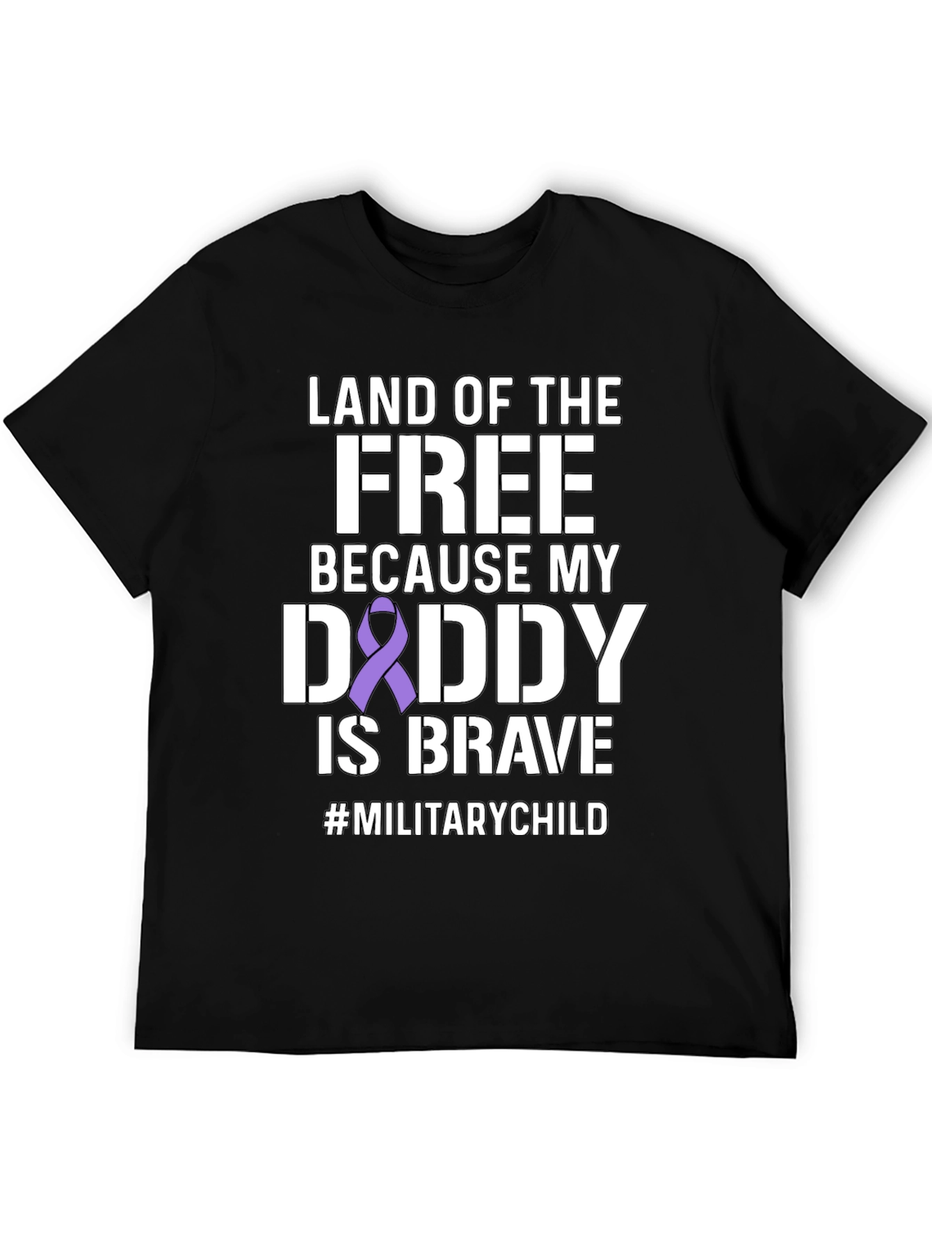 Land of the Free Military Child T-Shirt