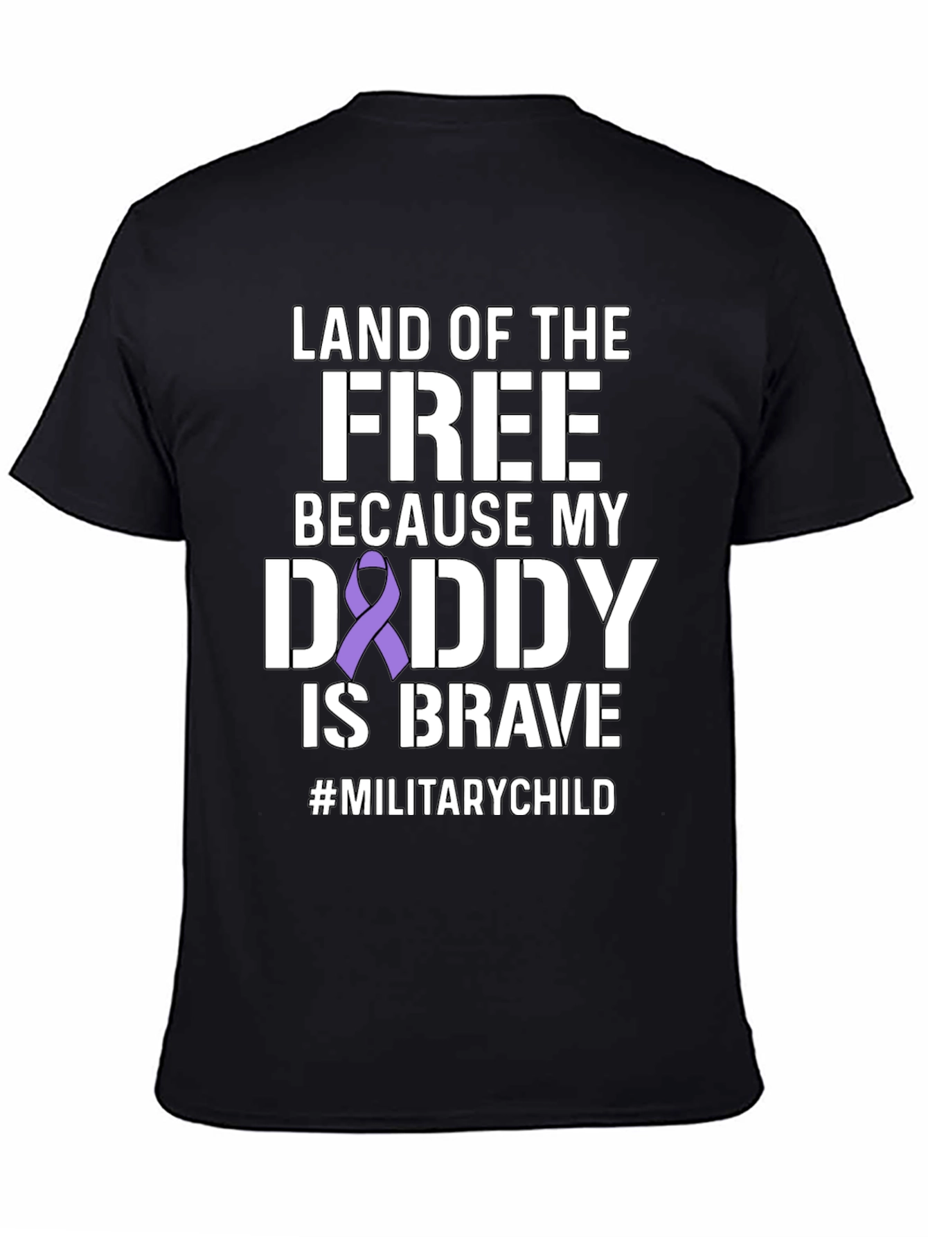Land of the Free Military Child T-Shirt