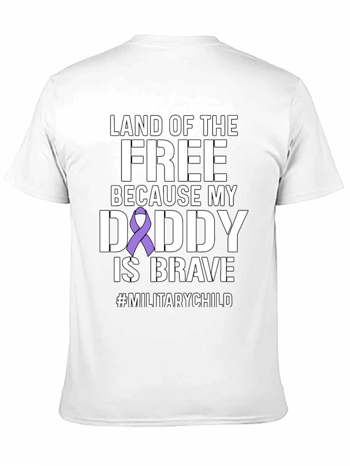 Land of the Free Military Child T-Shirt