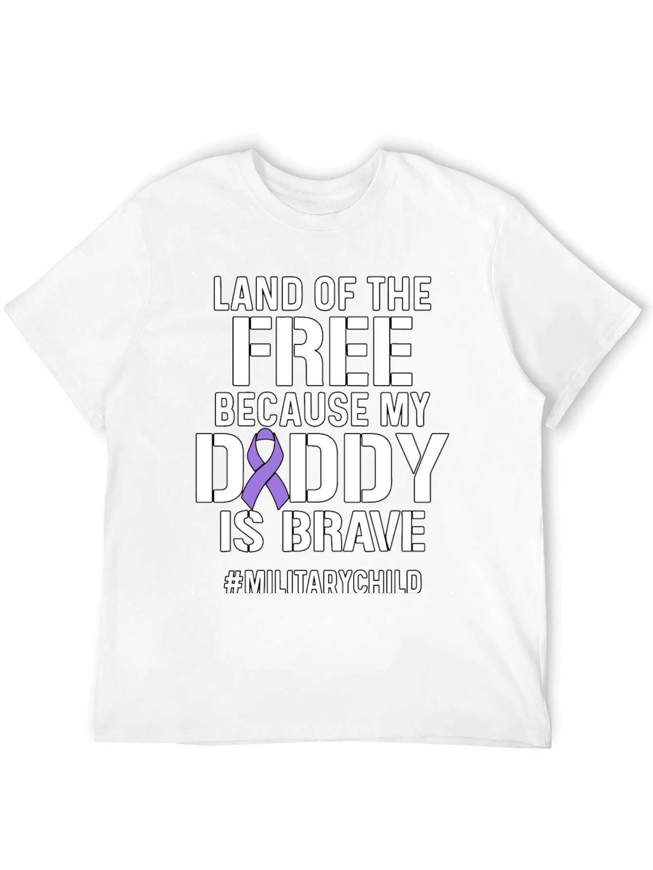 Land of the Free Military Child T-Shirt