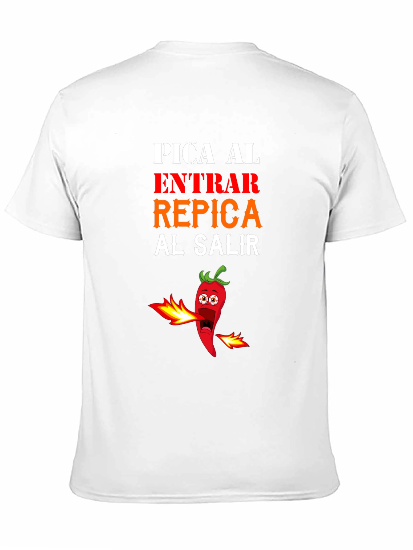 Spicy Pepper Graphic Tee - Pica Al Entrar
