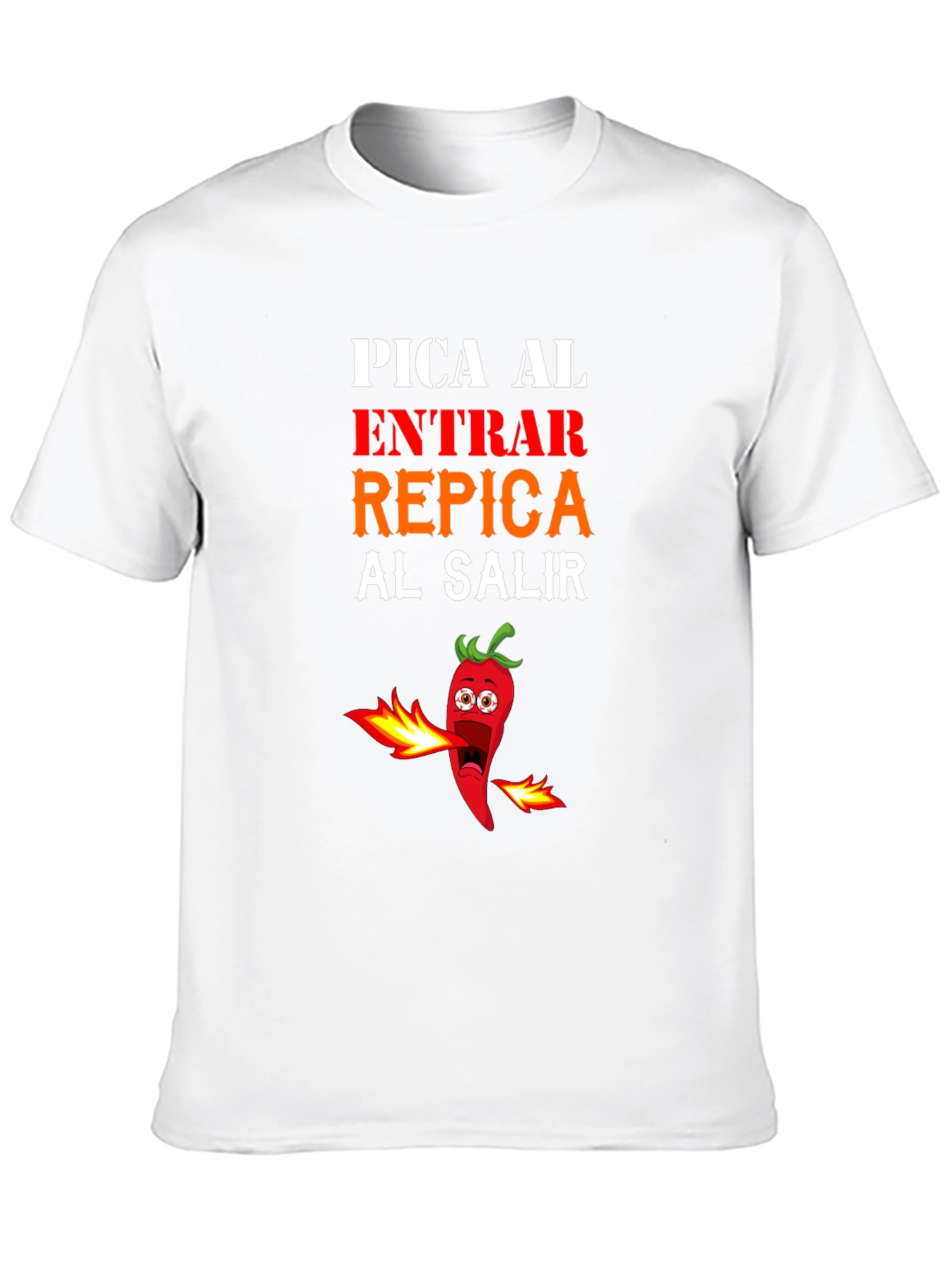 Spicy Pepper Graphic Tee - Pica Al Entrar