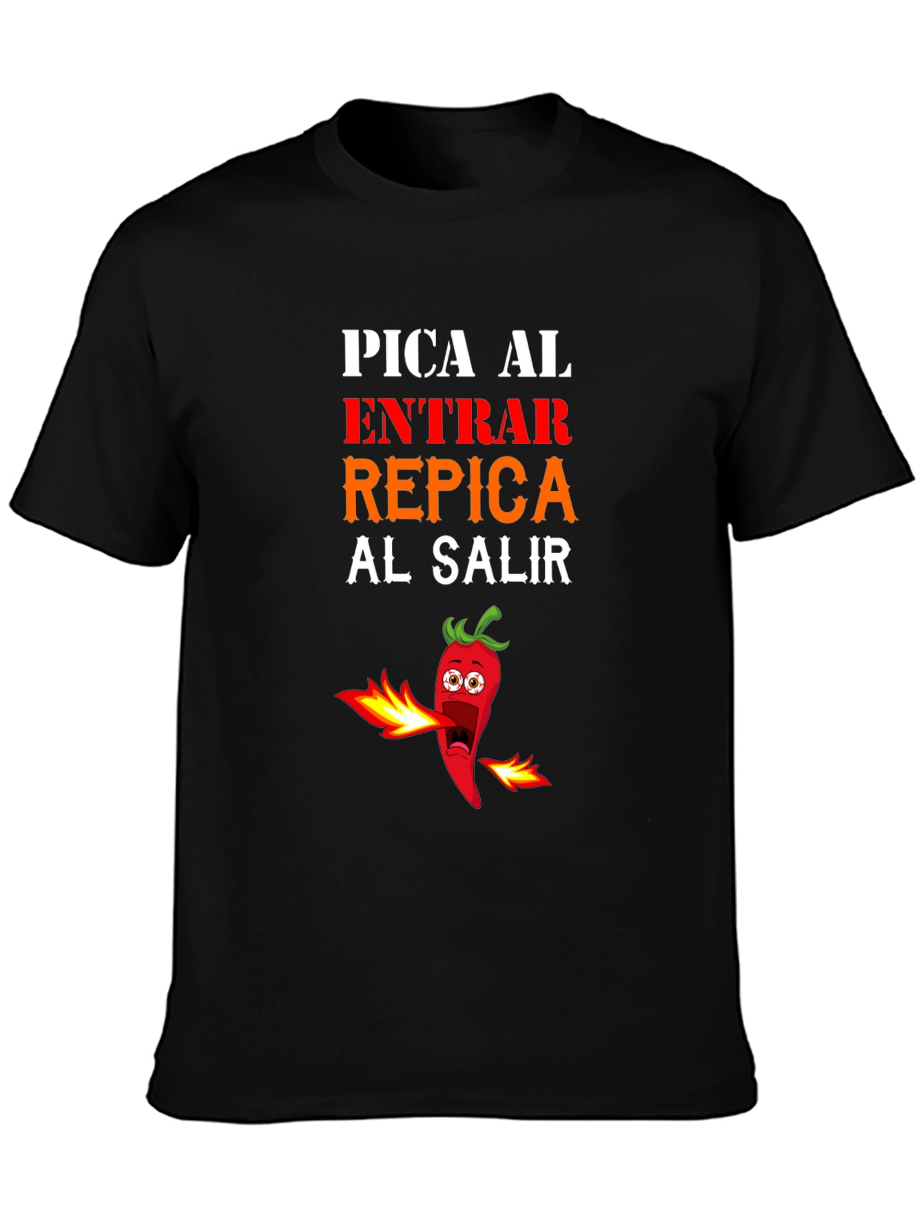 Spicy Pepper Graphic Tee - Pica Al Entrar