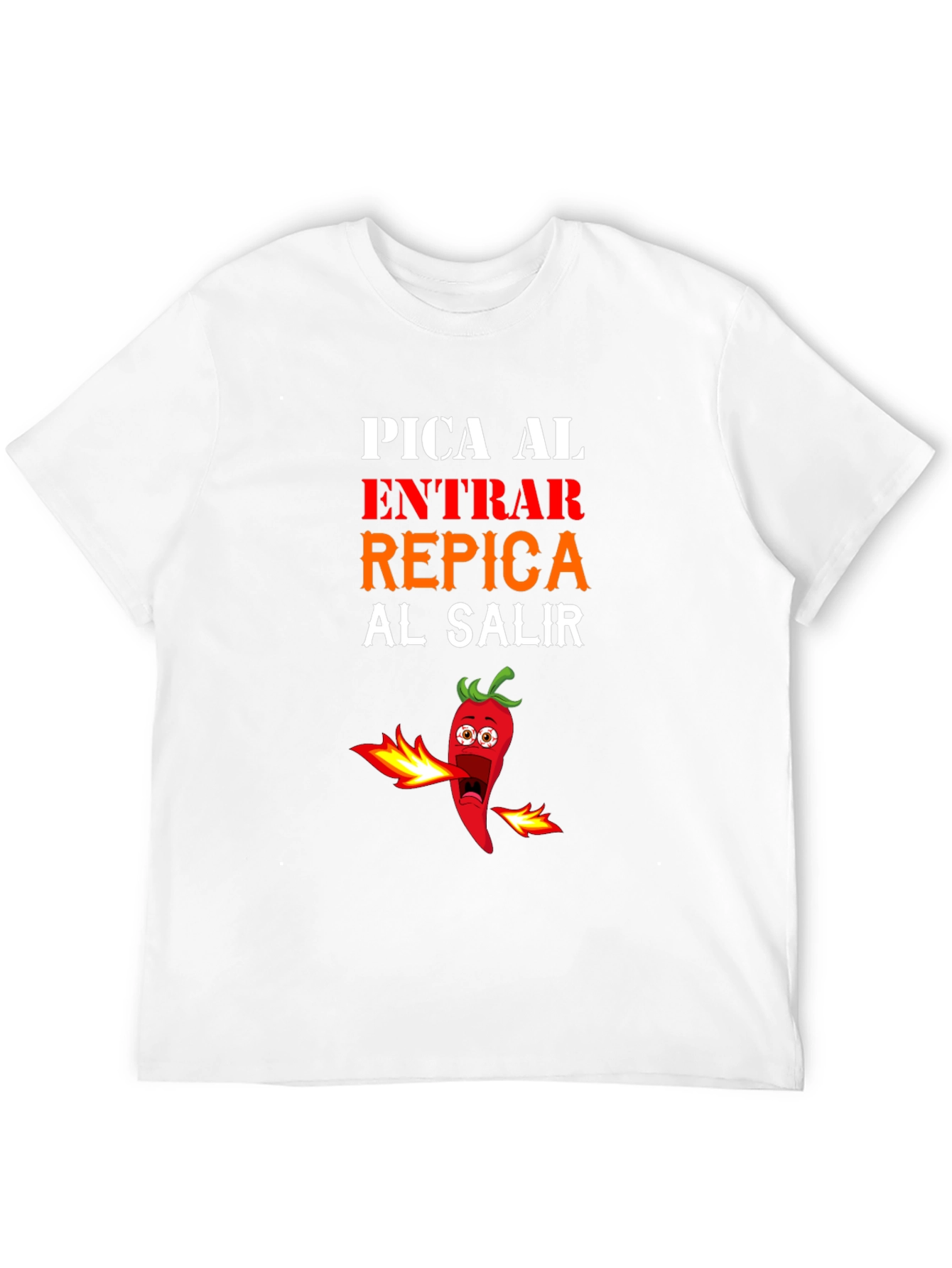 Spicy Pepper Graphic Tee - Pica Al Entrar