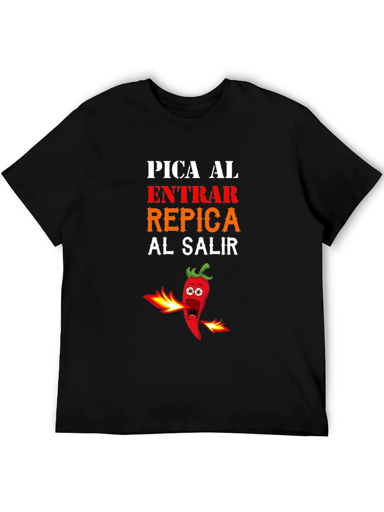 Spicy Pepper Graphic Tee - Pica Al Entrar