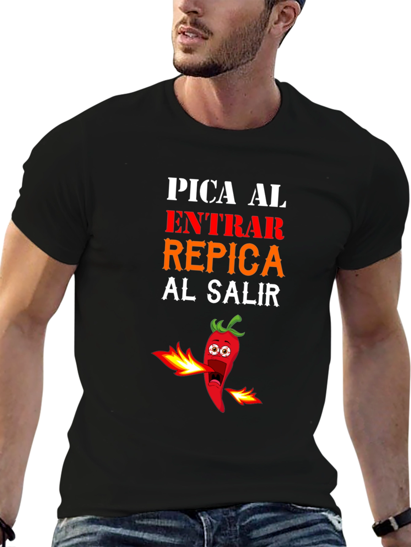 Spicy Pepper Graphic Tee - Pica Al Entrar