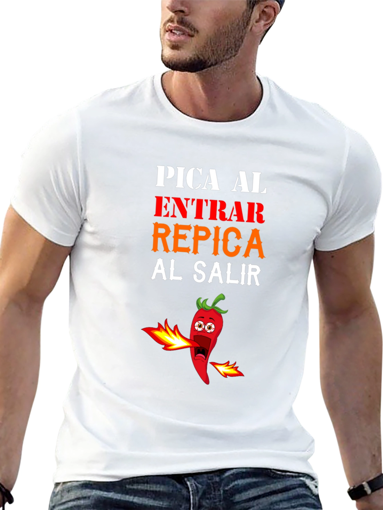 Spicy Pepper Graphic Tee - Pica Al Entrar