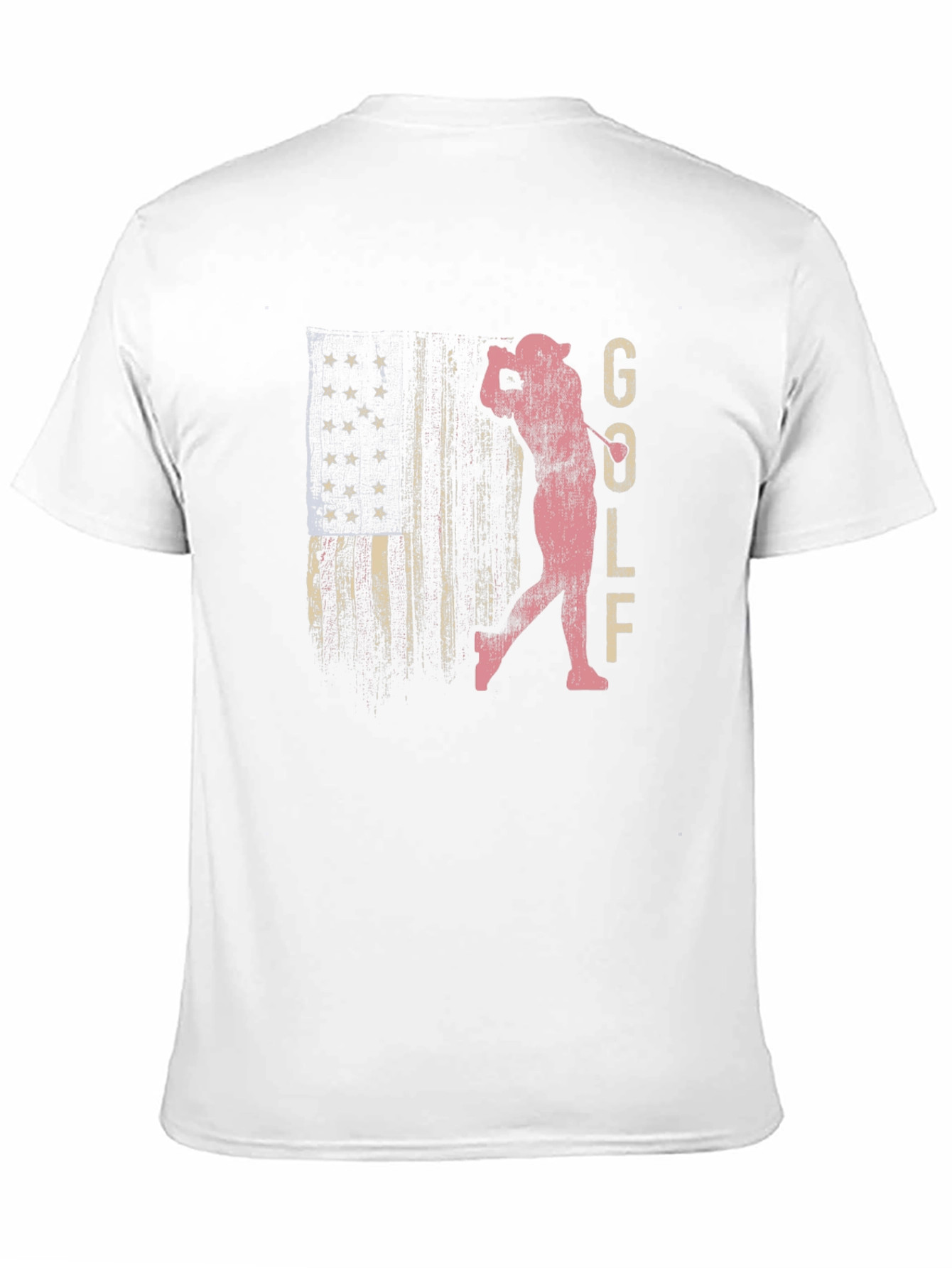 Golf American Flag Graphic Tee