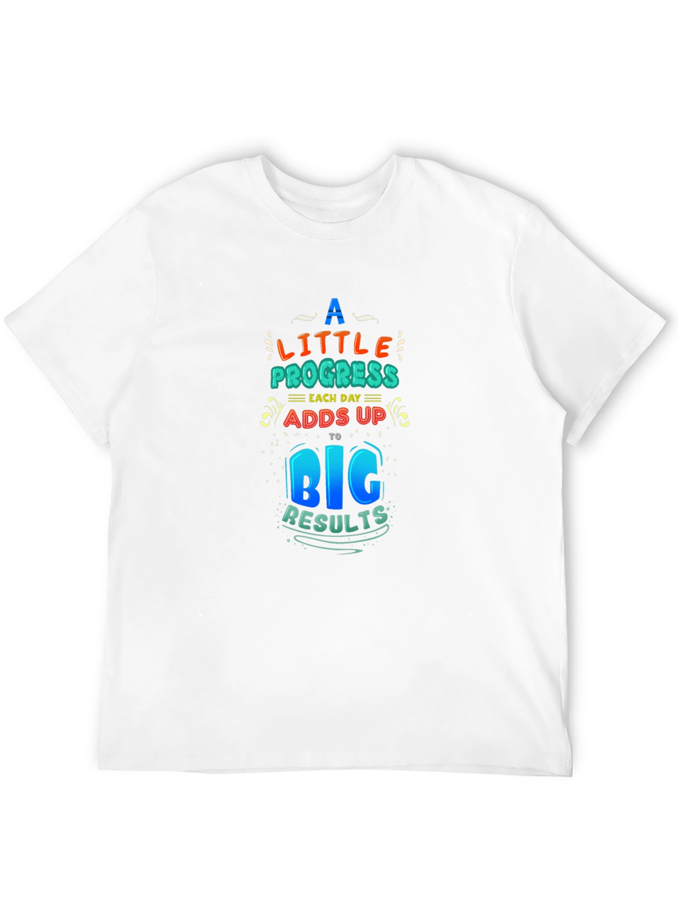 Motivational T-Shirt: Progress Adds Up