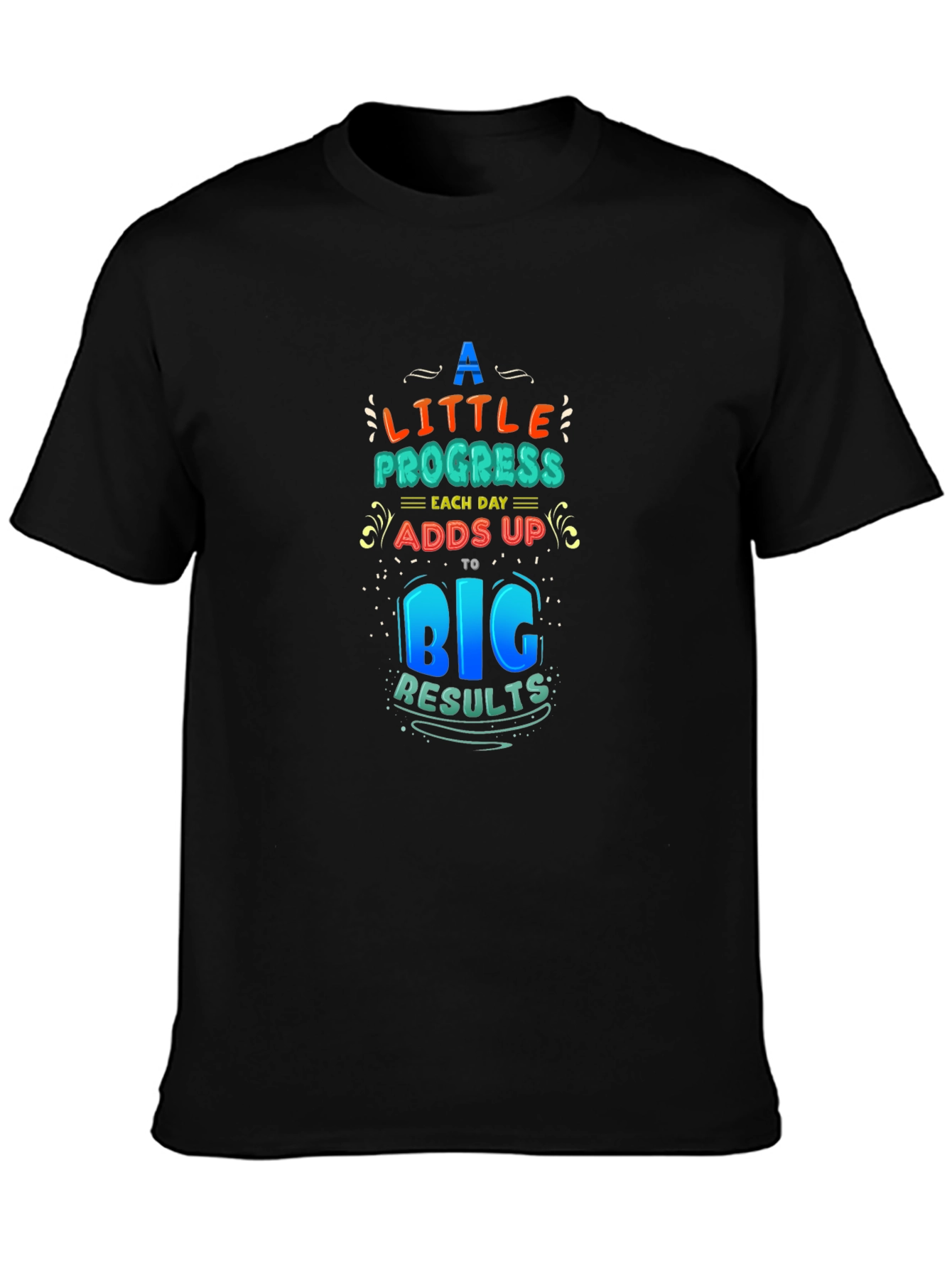 Motivational T-Shirt: Progress Adds Up
