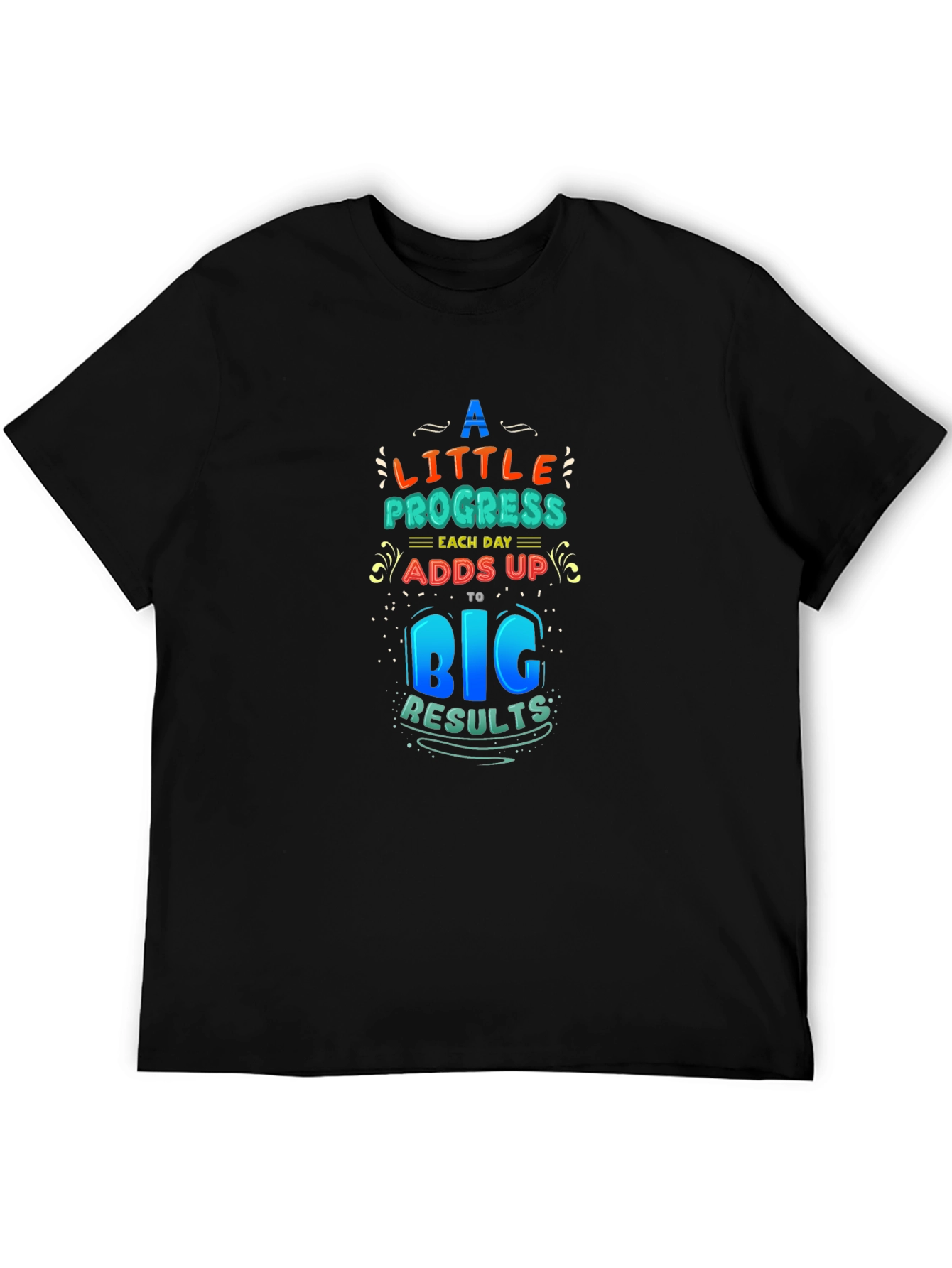 Motivational T-Shirt: Progress Adds Up