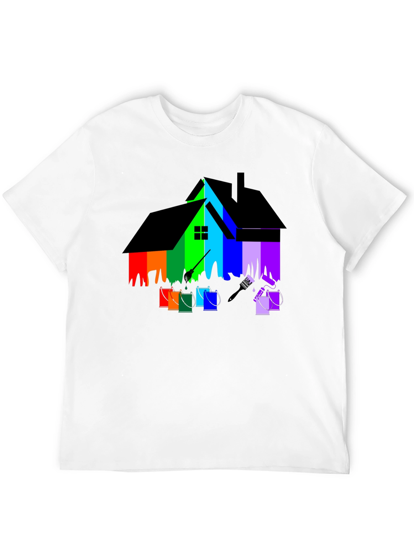 Colorful House Painting T-Shirt