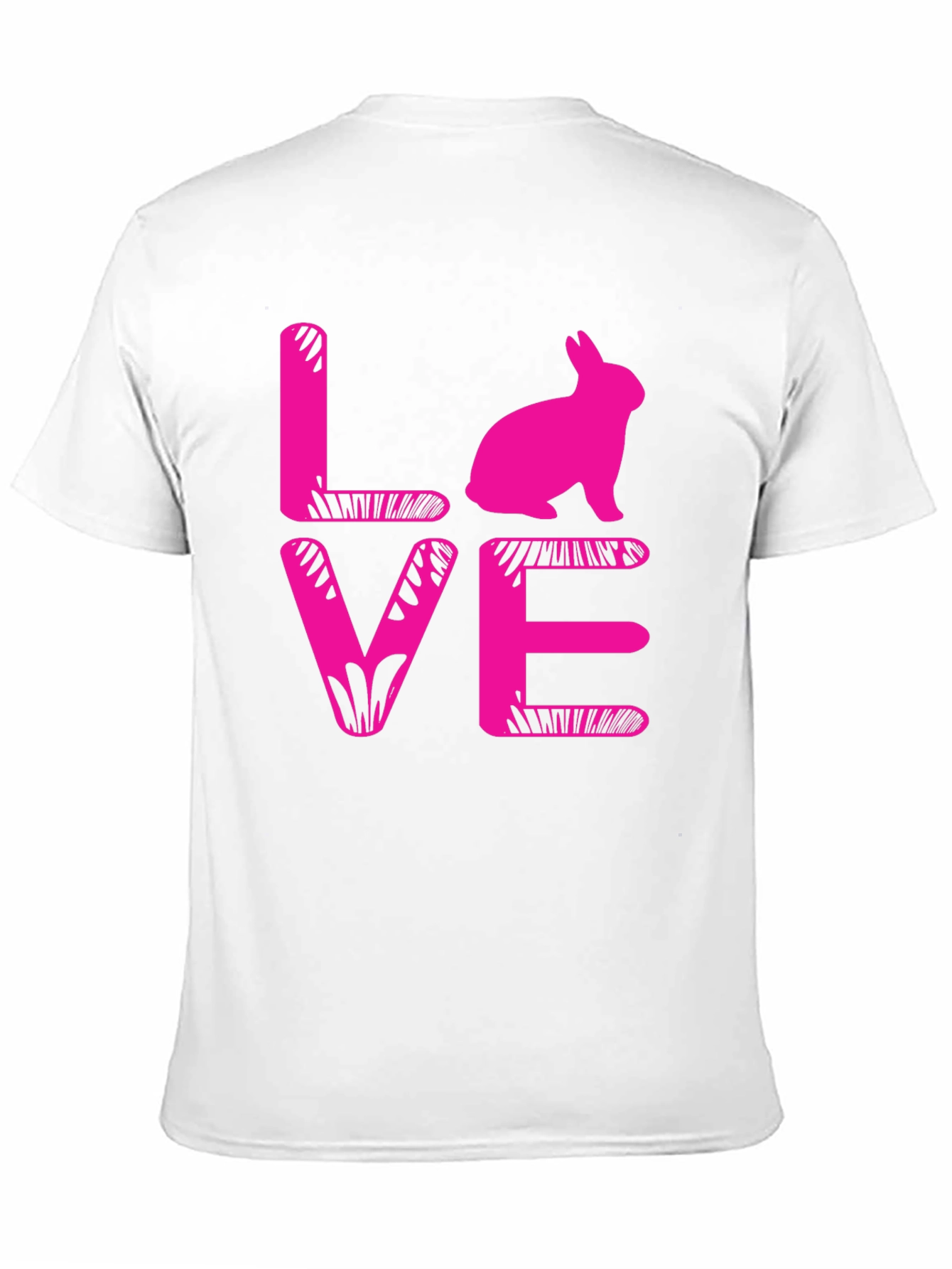 Bunny Love T-Shirt - Pink Graphic Tee