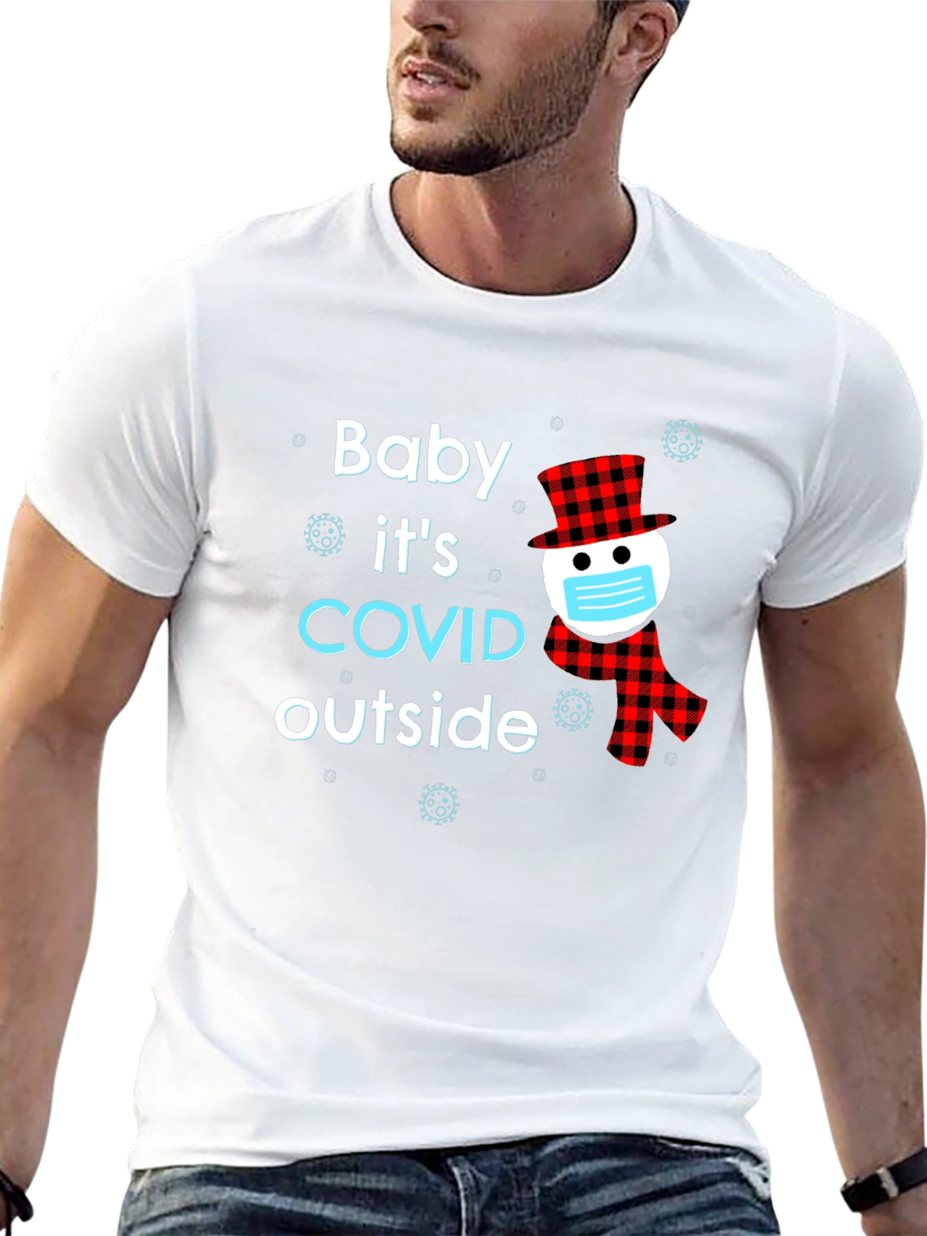 Baby Its COVID Outside Novelty T-Shirt
