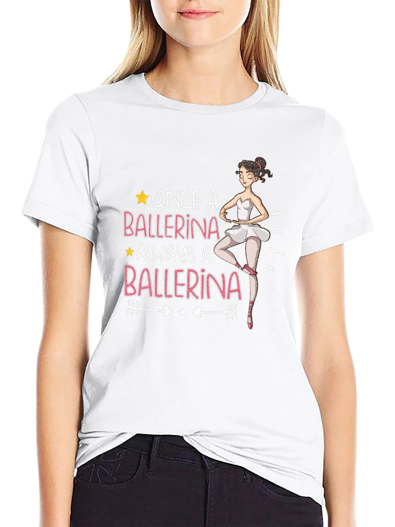 Once A Ballerina Always A Ballerina Black T-Shirt