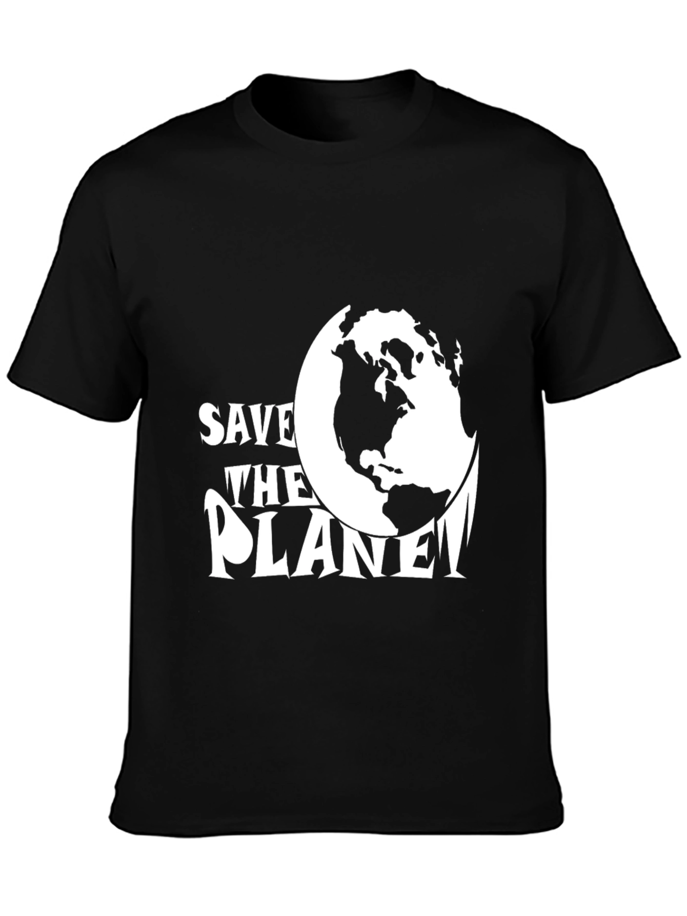 Save the Planet Black T-Shirt