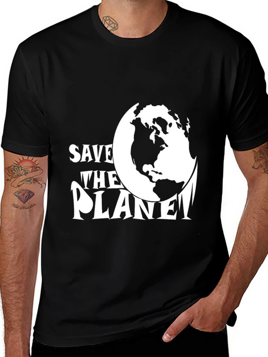 Save the Planet Black T-Shirt