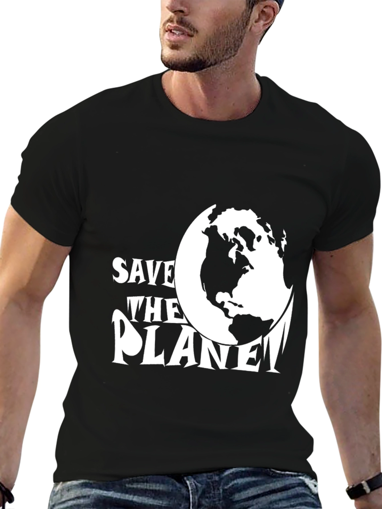 Save the Planet Black T-Shirt