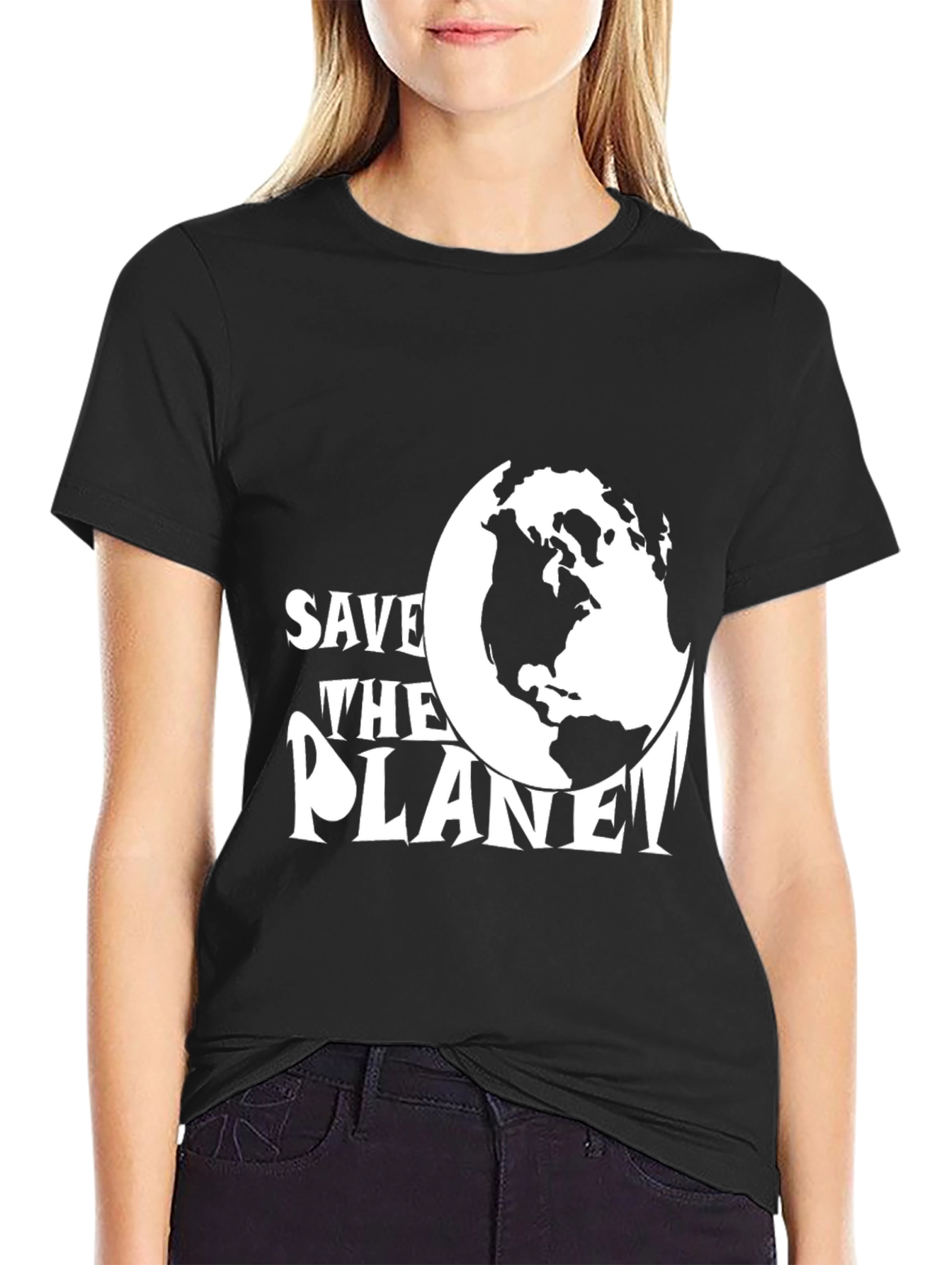 Save the Planet Black T-Shirt