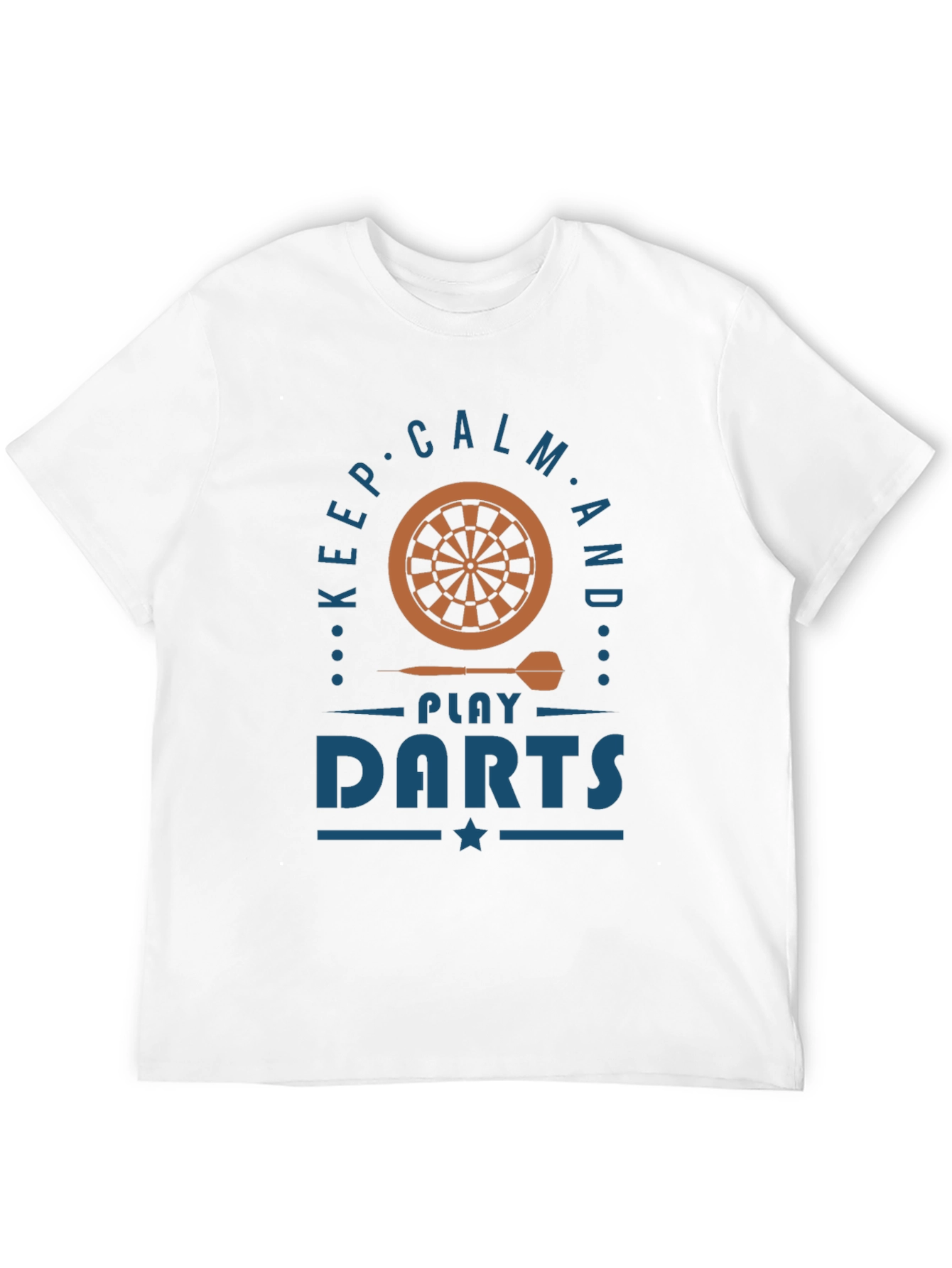 Keep Calm and Play Darts Black T-Shirt