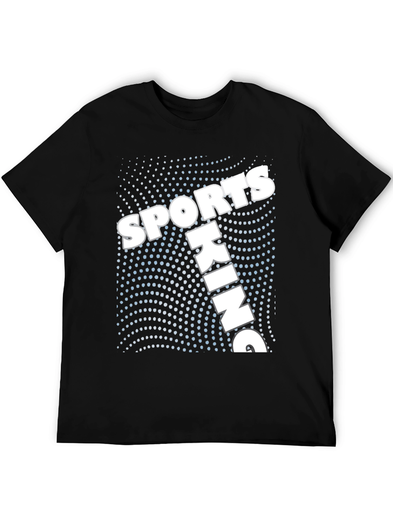 Sporting King Graphic Tee - Black Cotton
