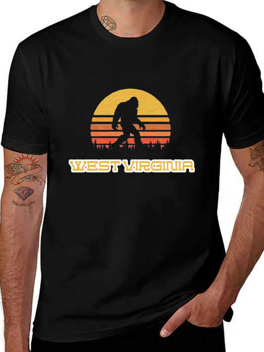 West Virginia Bigfoot Sunset T-Shirt